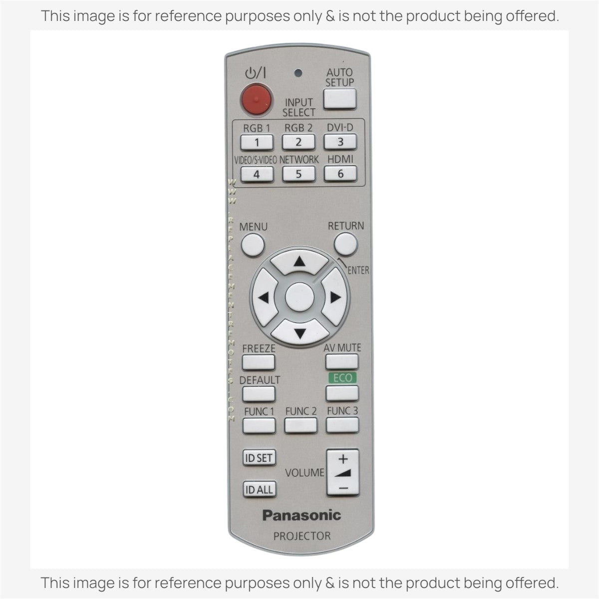 Anderic Substitute for Panasonic N2QAYB000566 Projector Remote Control [RR3720]