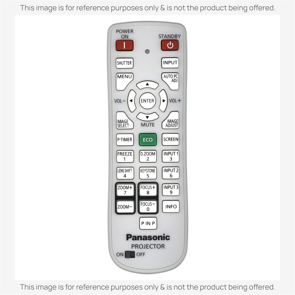 Anderic Substitute for Panasonic N2QAYA000041 Projector Remote Control [RR3720]