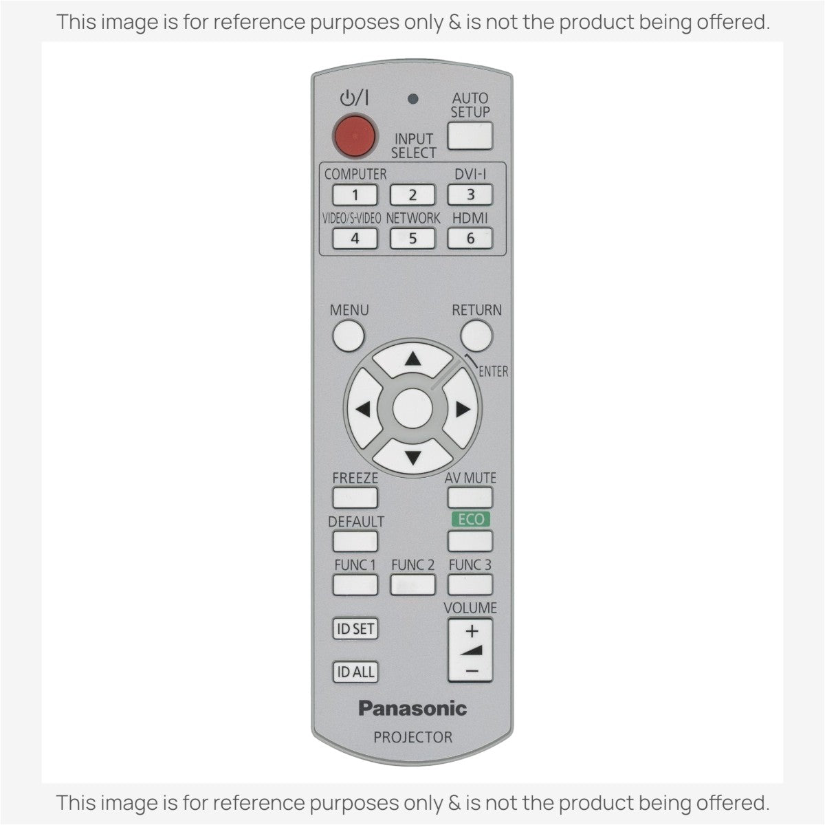 Anderic Substitute for Panasonic N2QAYB000669 Projector Remote Control [RR3720]