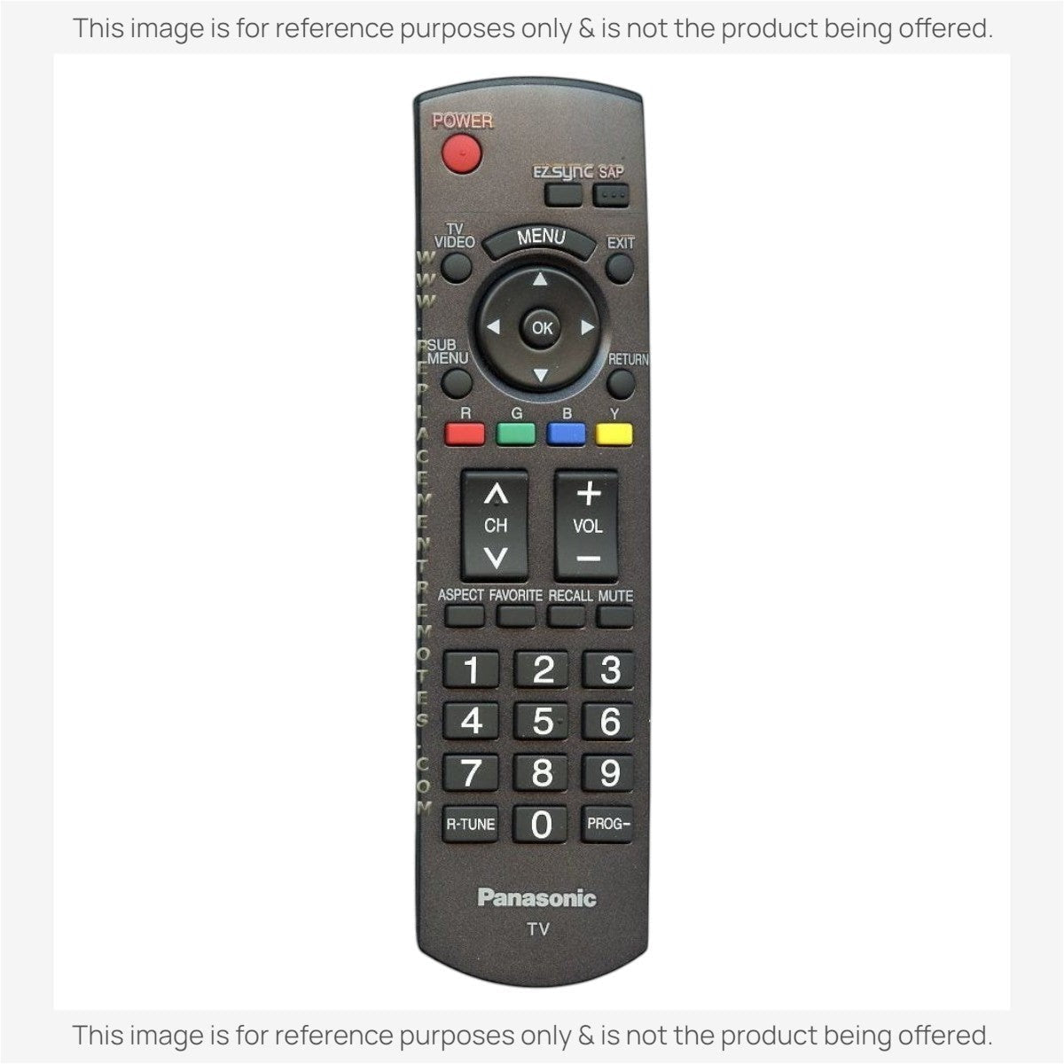 Anderic Substitute for Panasonic N2QAYB000103 TV Remote Control [RRU401-2680]