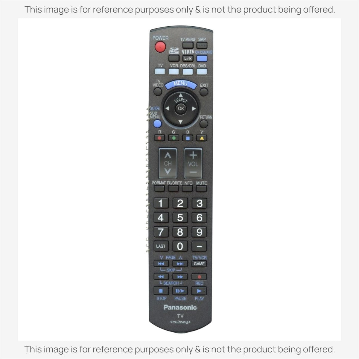 Anderic Substitute for Panasonic N2QAYB000294 TV Remote Control [RRU401-2680]