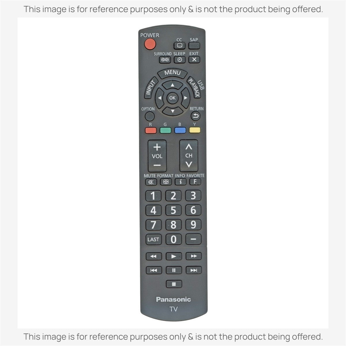 Anderic Substitute for Panasonic N2QAYB000806 TV Remote Control [RRU401-2680]