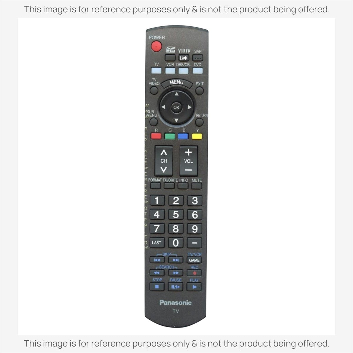Anderic Substitute for Panasonic N2QAYB000220 TV Remote Control [RRU401-2680]