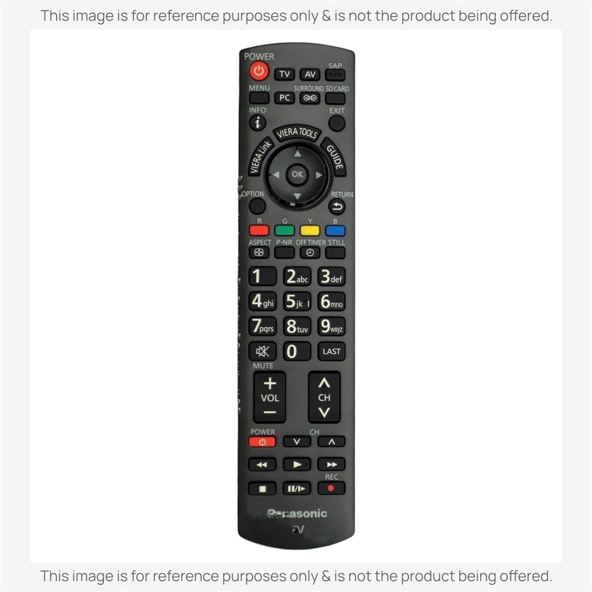 Anderic Substitute for Panasonic N2QAYB000622 TV Remote Control [RRU401-2680]