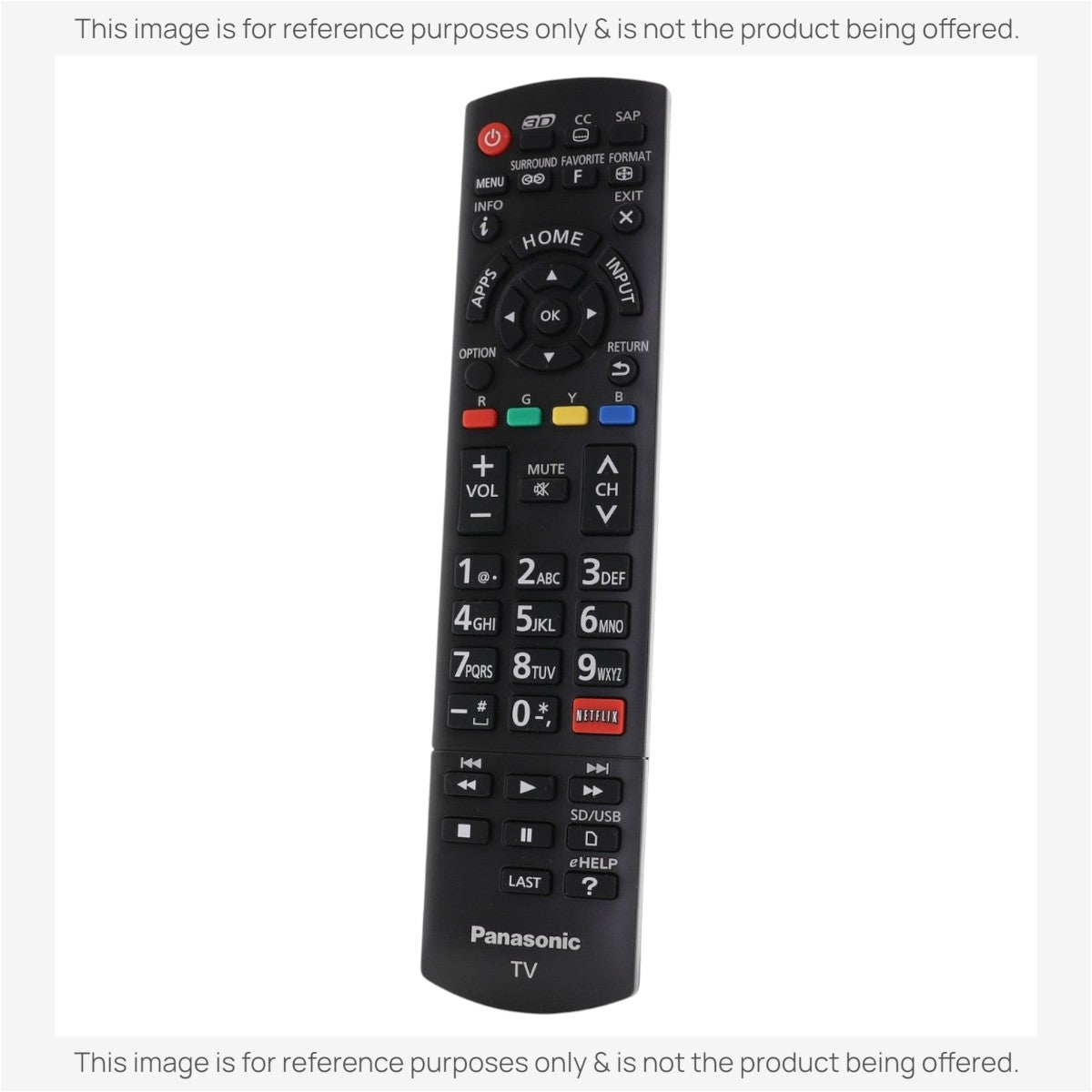 Anderic Substitute for Panasonic N2QAYB000925 Smart TV Remote Control [RRU401-2680]