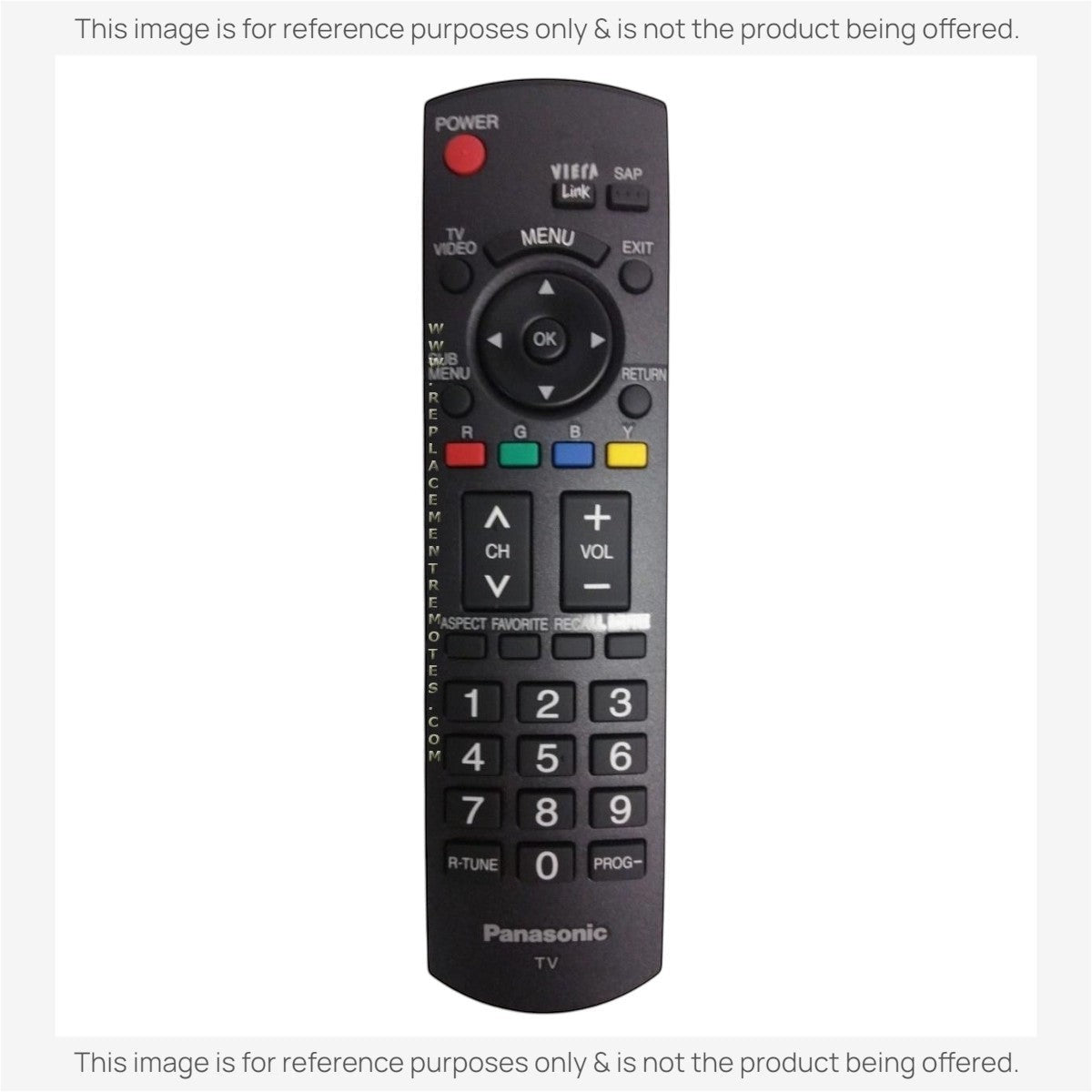 Anderic Substitute for Panasonic N2QAYB000104 TV Remote Control [RRU401-2680]