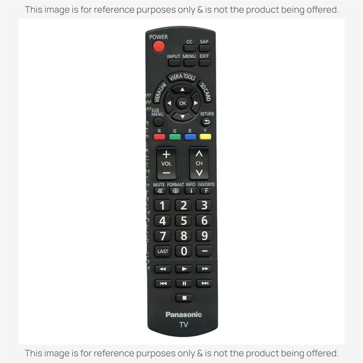 Anderic Substitute for Panasonic N2QAYB000321 TV Remote Control [RRU401-2680]