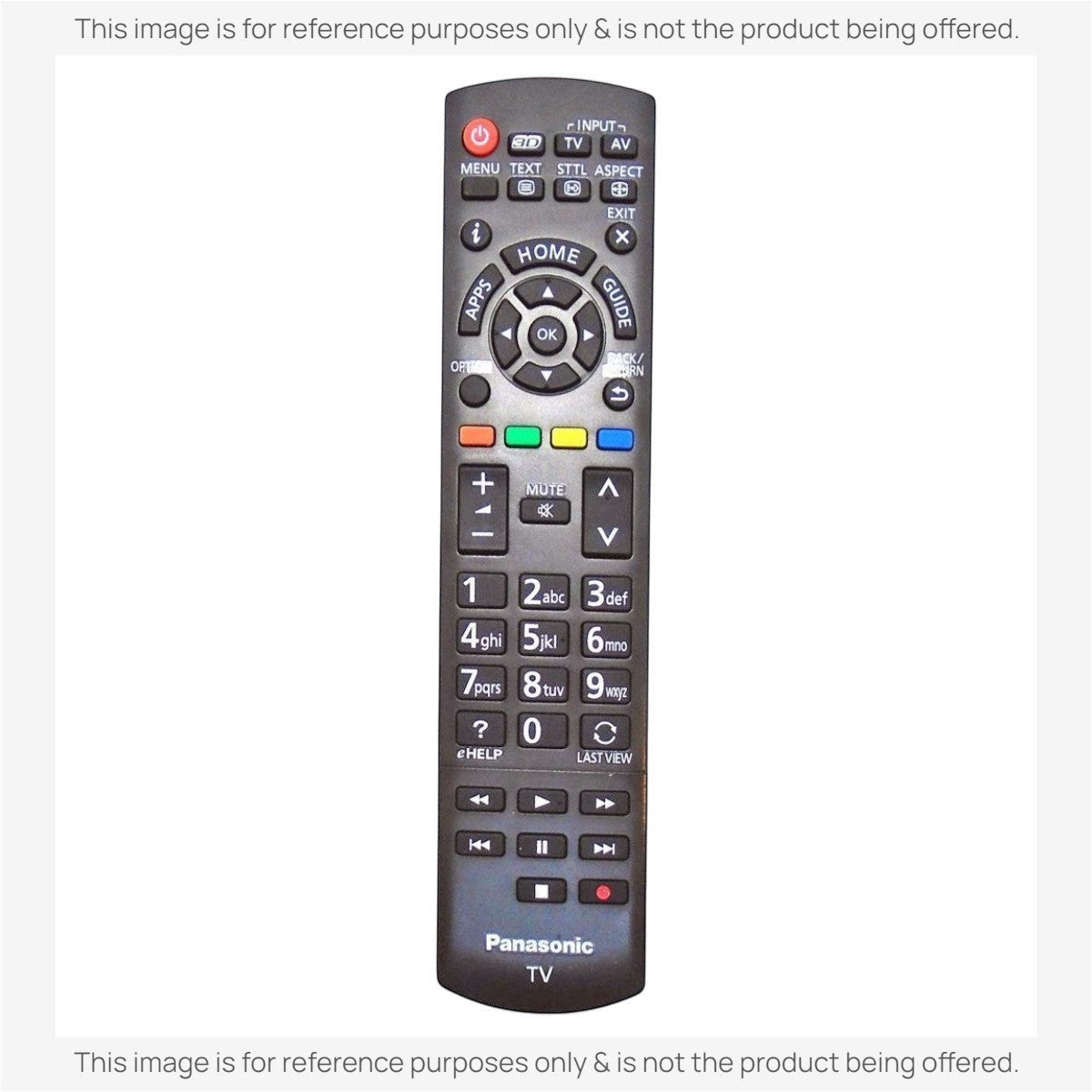 Anderic Substitute for Panasonic N2QAYB000829 TV Remote Control [RRU401-2680]