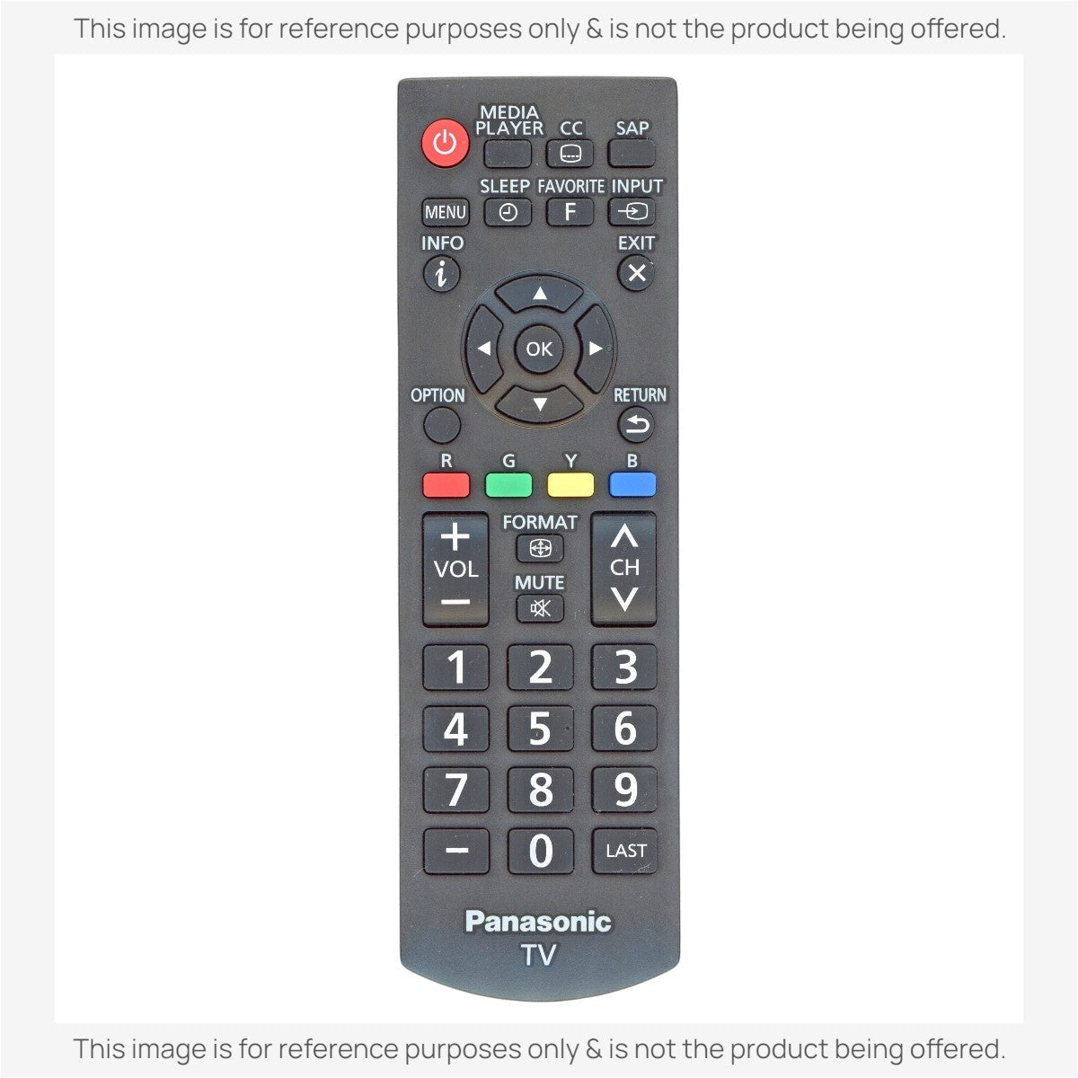 Anderic Substitute for Panasonic N2QAYB000820 TV Remote Control [RRU401-2680]