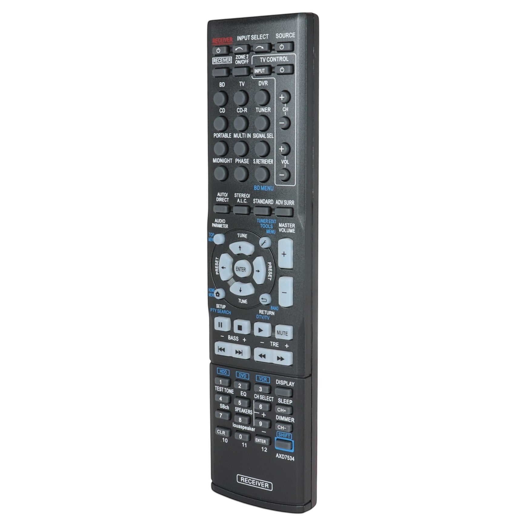 Anderic Substitute for Pioneer AXD7595 A/V Receiver Remote Control 8300759500020IL [AXD7534]