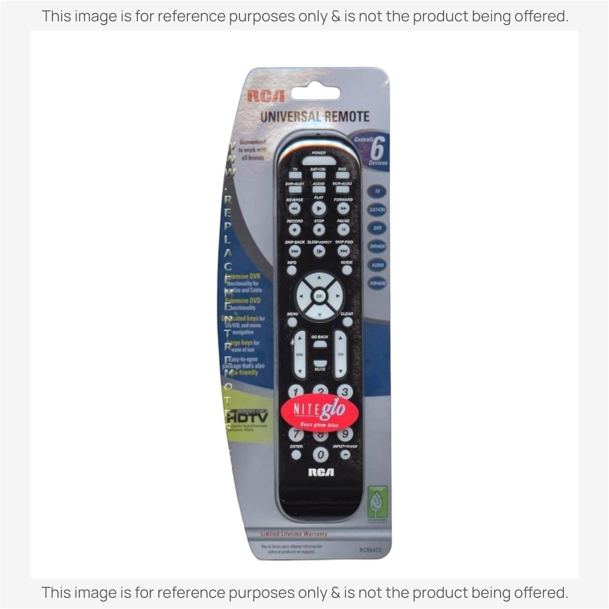Anderic Substitute for RCA RCR6473 Advanced Universal Remote Control [RRU401]