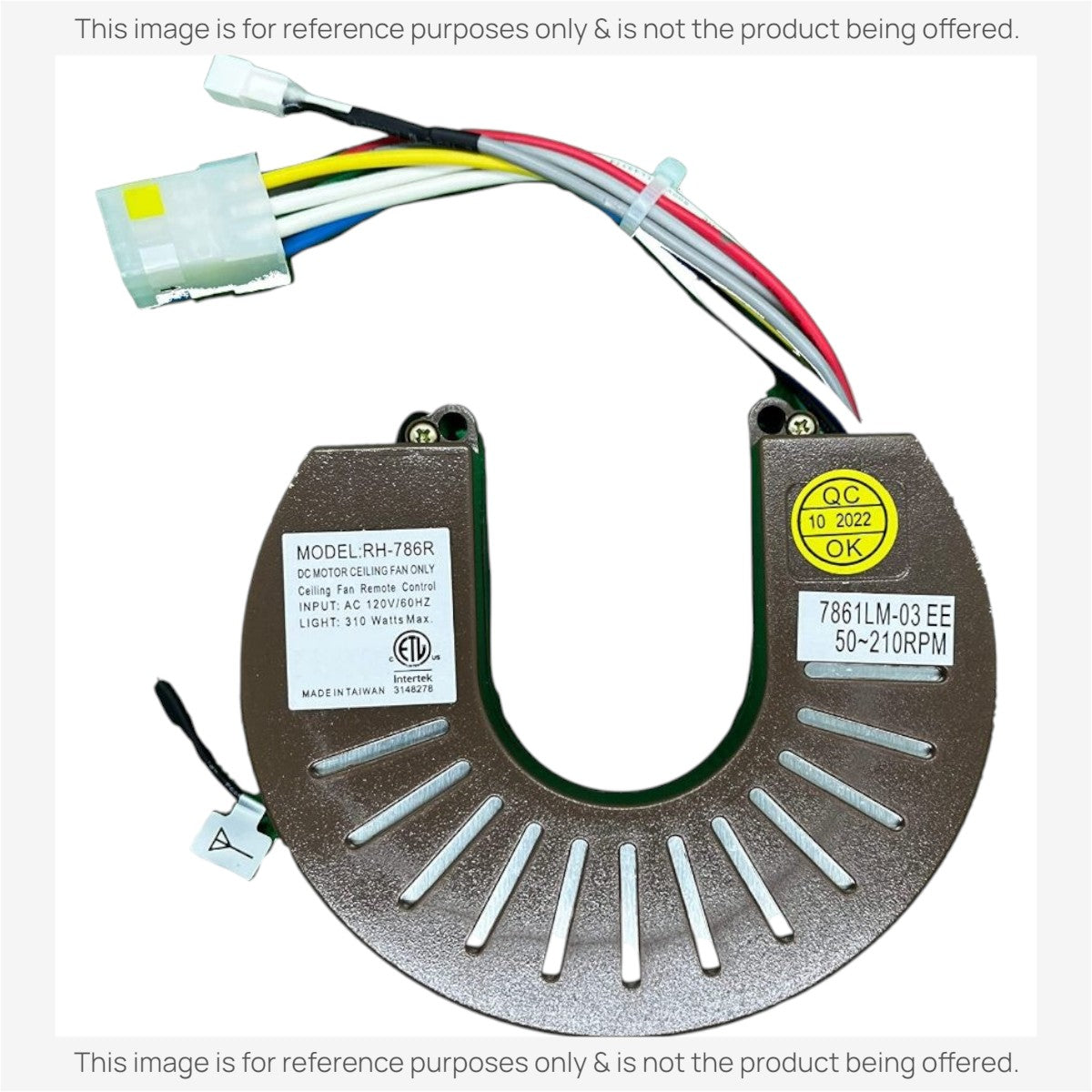 Anderic substitute for Casablanca RH-786R 7861LM-03 Rhine Ceiling Fan Receiver [RH786R]