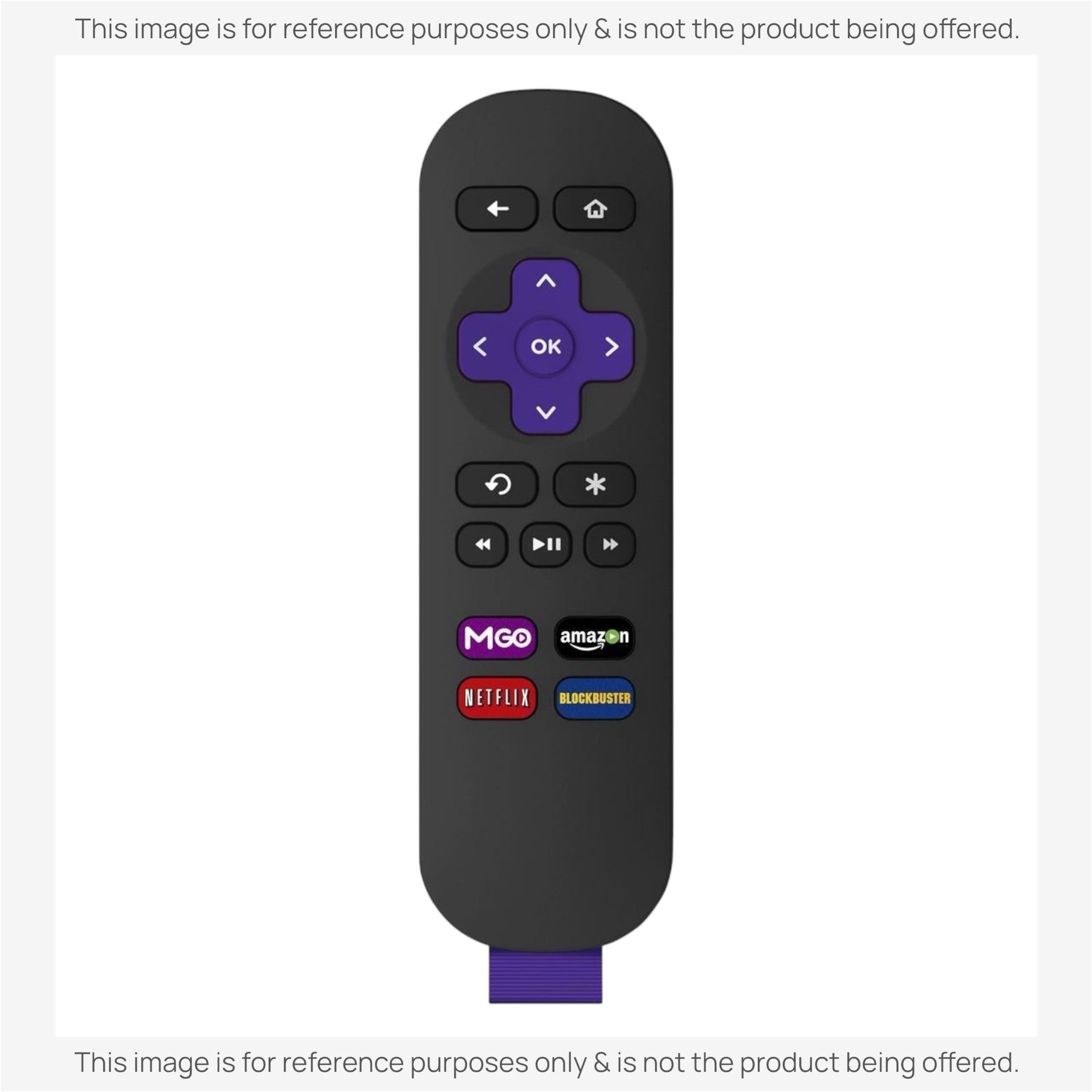 Anderic Substitute for Roku 2 IR Streaming Remote Control [RRST01]