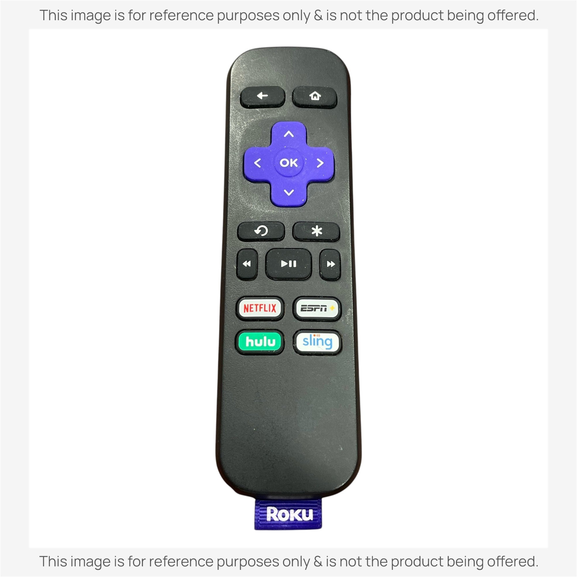 Anderic Substitute for Roku RC-ALIR EXPRESS Streaming IR Remote Control 3226000619 [RRST01]