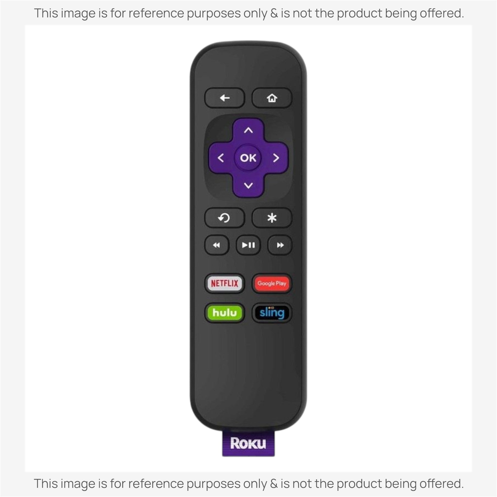 Anderic Substitute for Roku RC-114 Streaming Remote Control [RRST01]