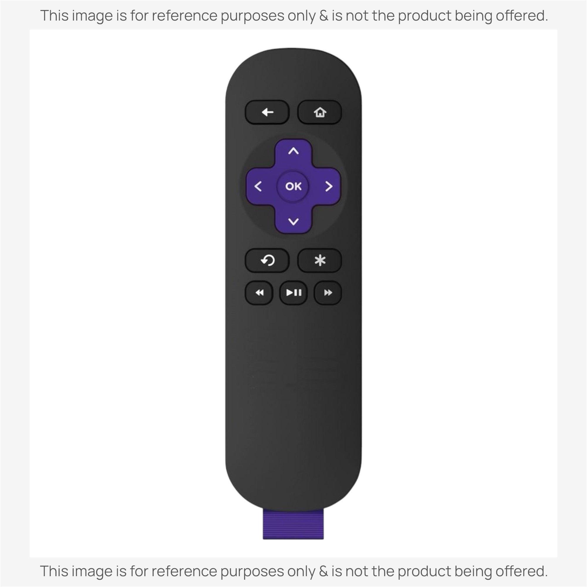 Anderic Substitute for Roku Standard IR Streaming Remote Control [RRST01]