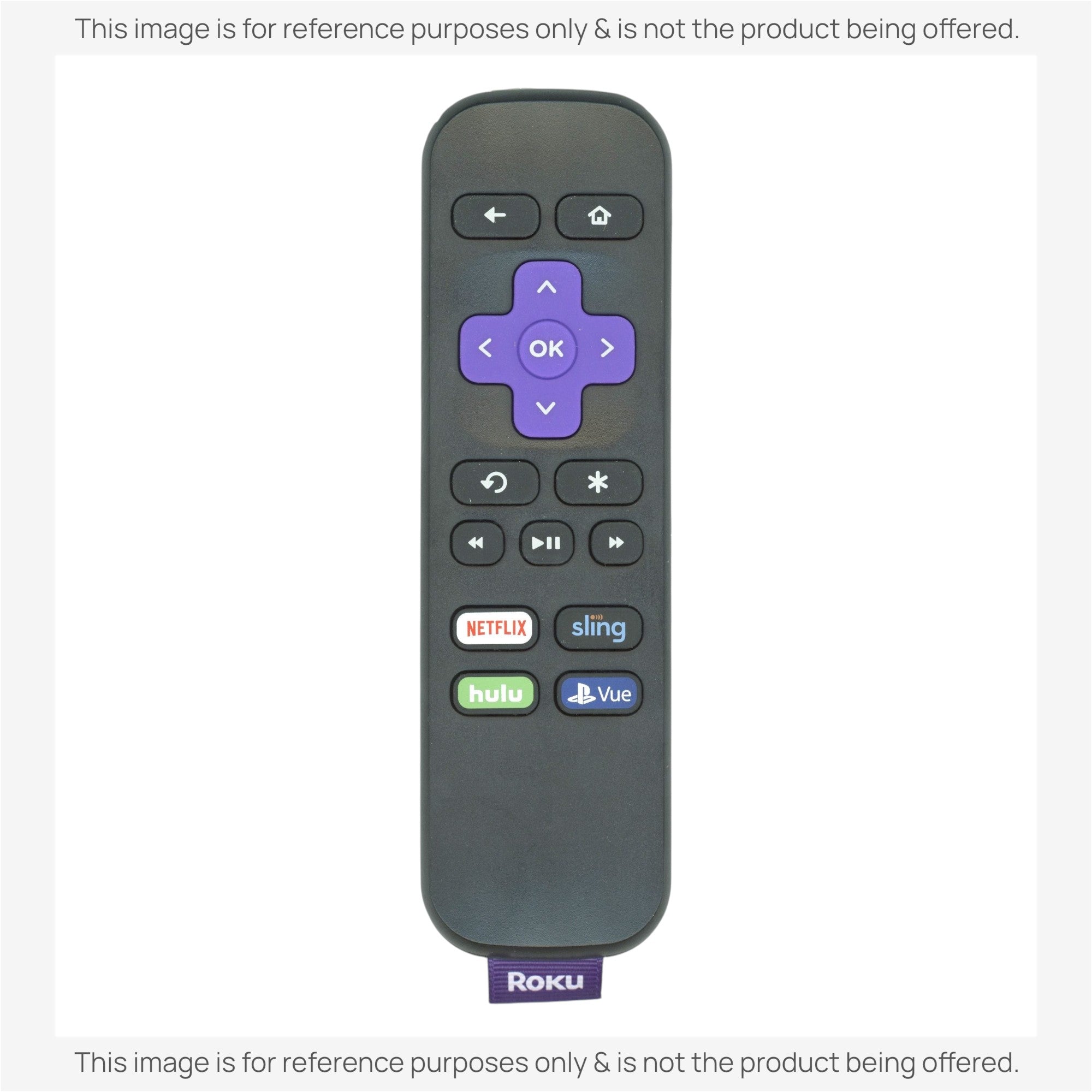 Anderic Substitute for Roku RC115 IR Streaming Remote Control [RRST01]