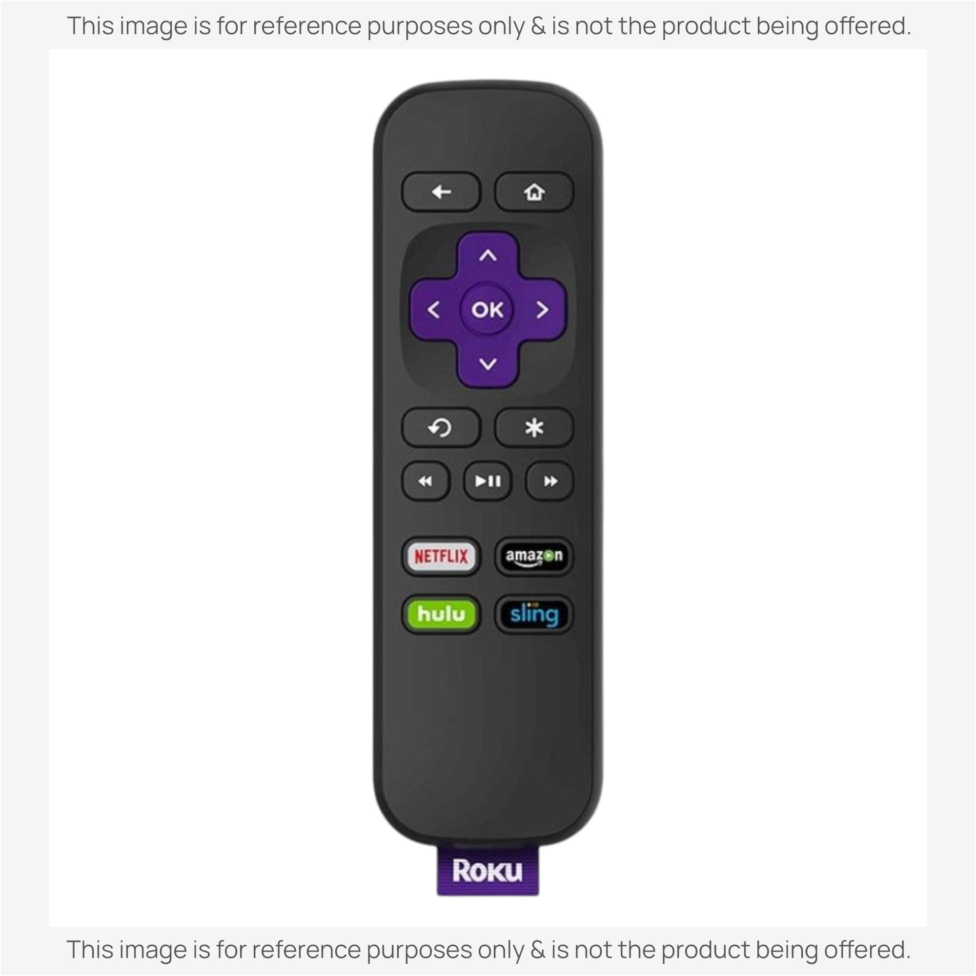 Anderic Substitute for Roku Premire RC68 Streaming Remote Control [RRST01]