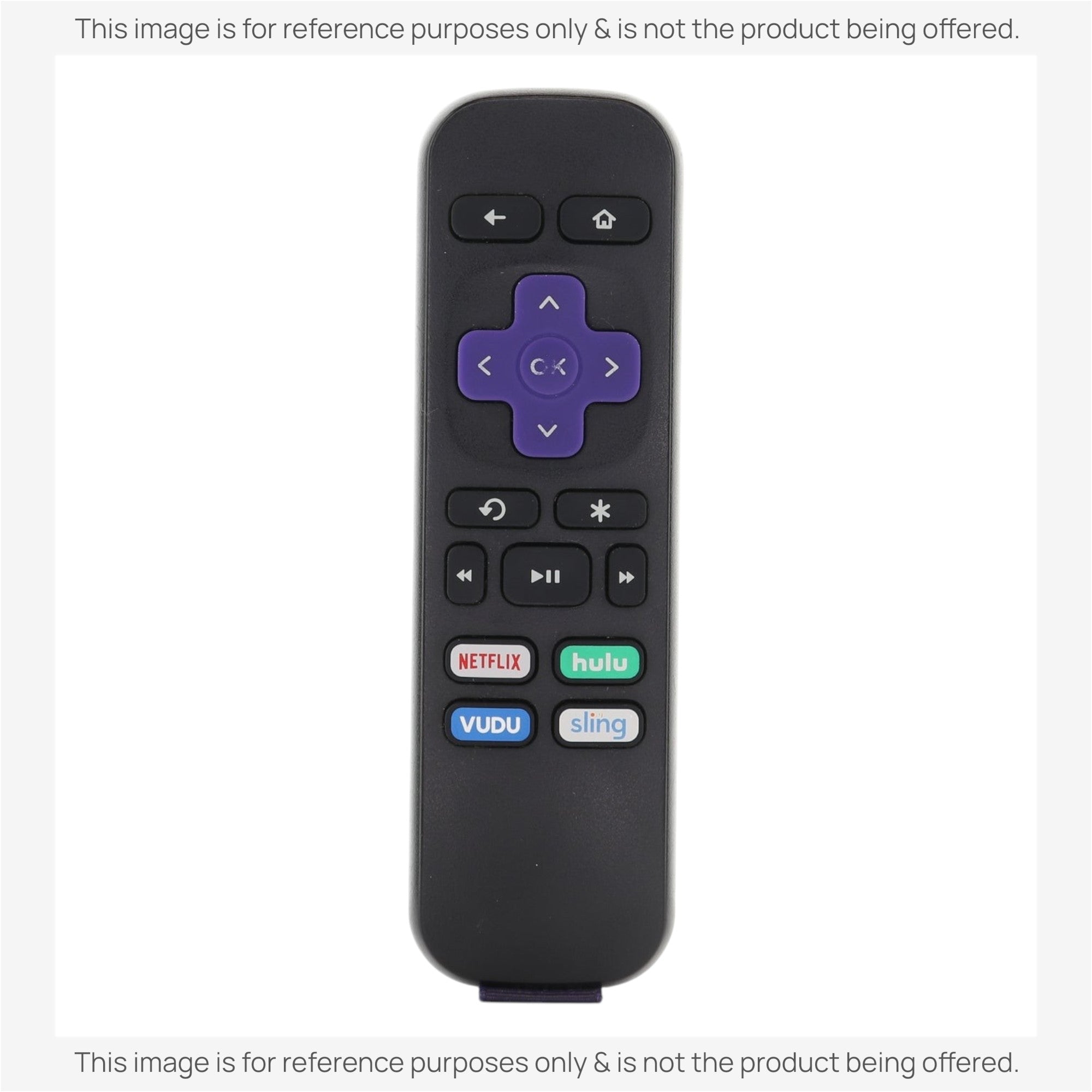 Anderic Substitute for Roku RC-ALIR / EXPRESS Streaming Remote Control 3226000612 [RRST01]
