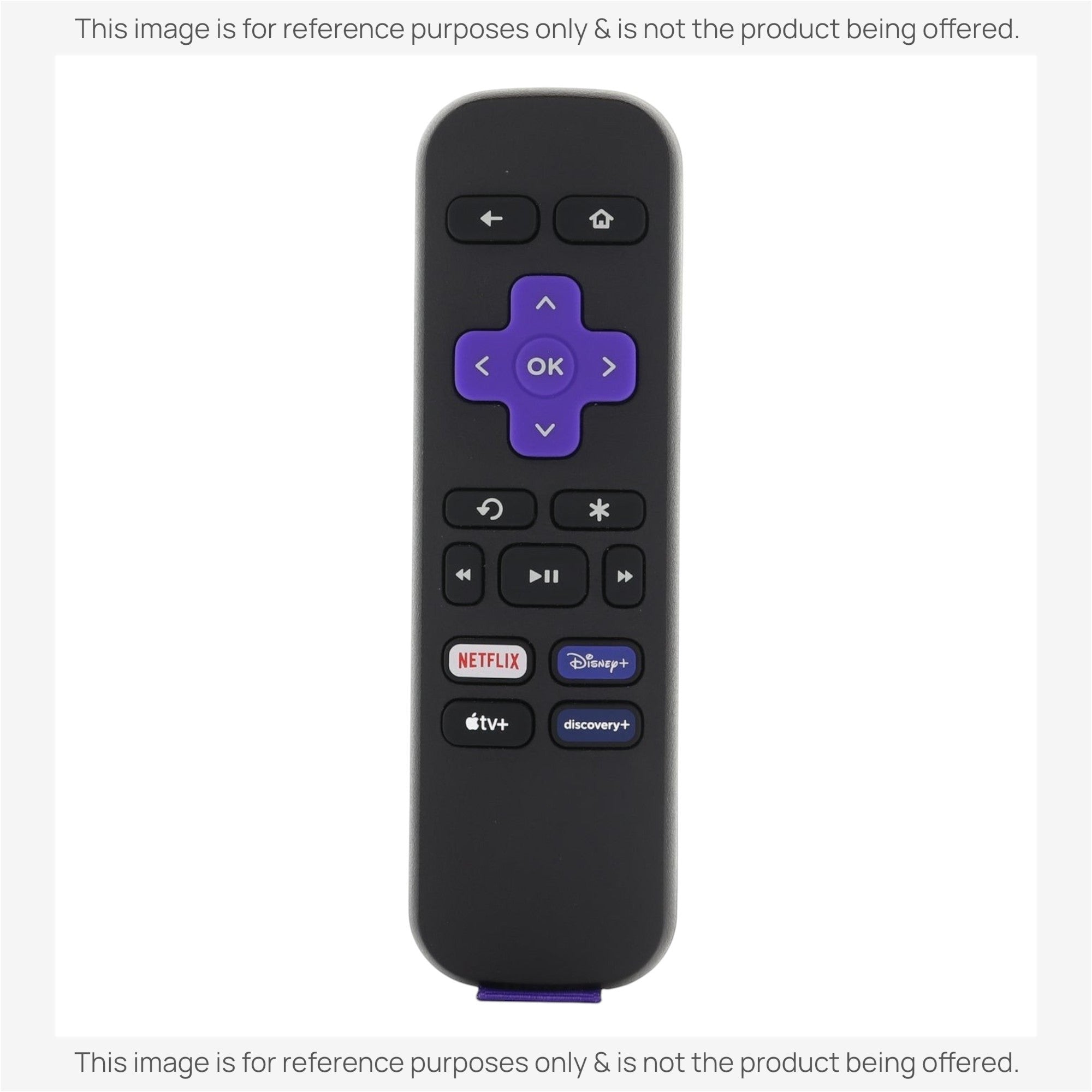 Anderic Substitute for Roku RC-ALIR EXPRESS Streaming Remote Control 3226001237 [RRST01]