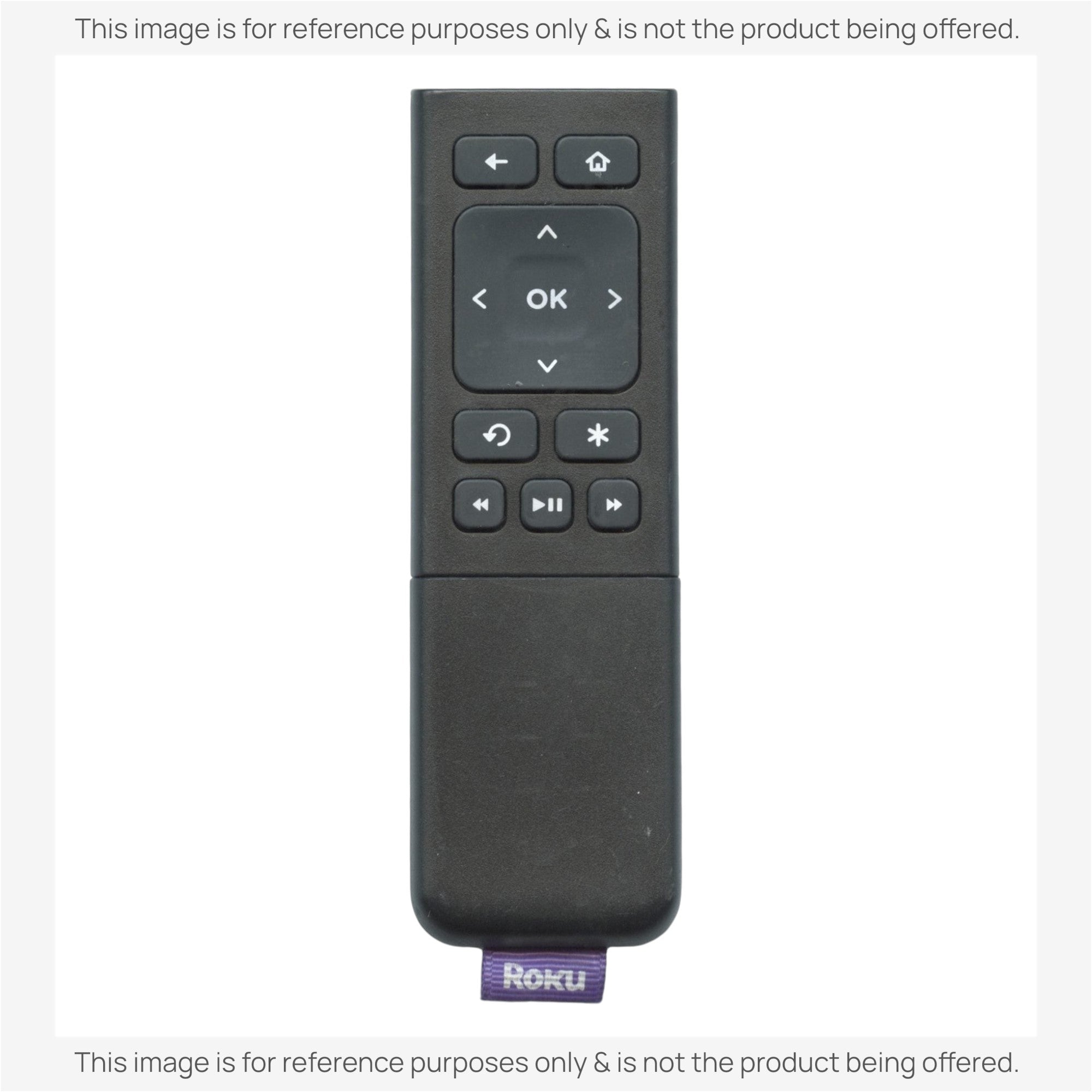 Anderic Substitute for Roku 9026000010-01 Streaming Remote Control [RRST01]