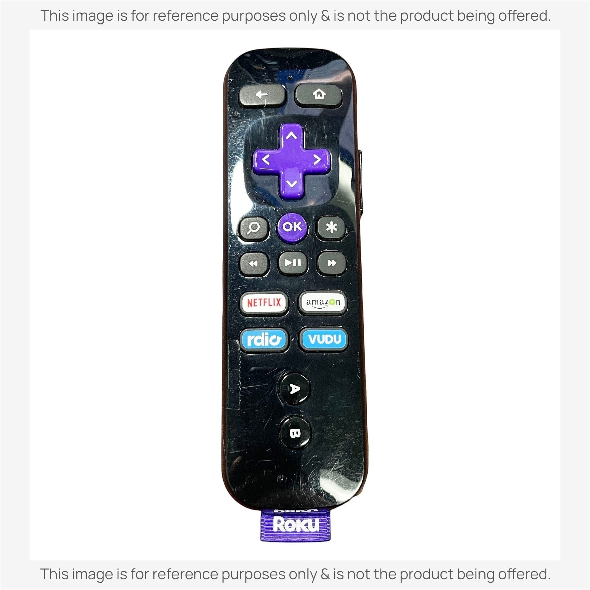Anderic Substitute for Roku RC-36 Streaming Remote Control 3226000107 [RCGZ1, NO HEADPHONE JACK / FAVORITE KEYS]