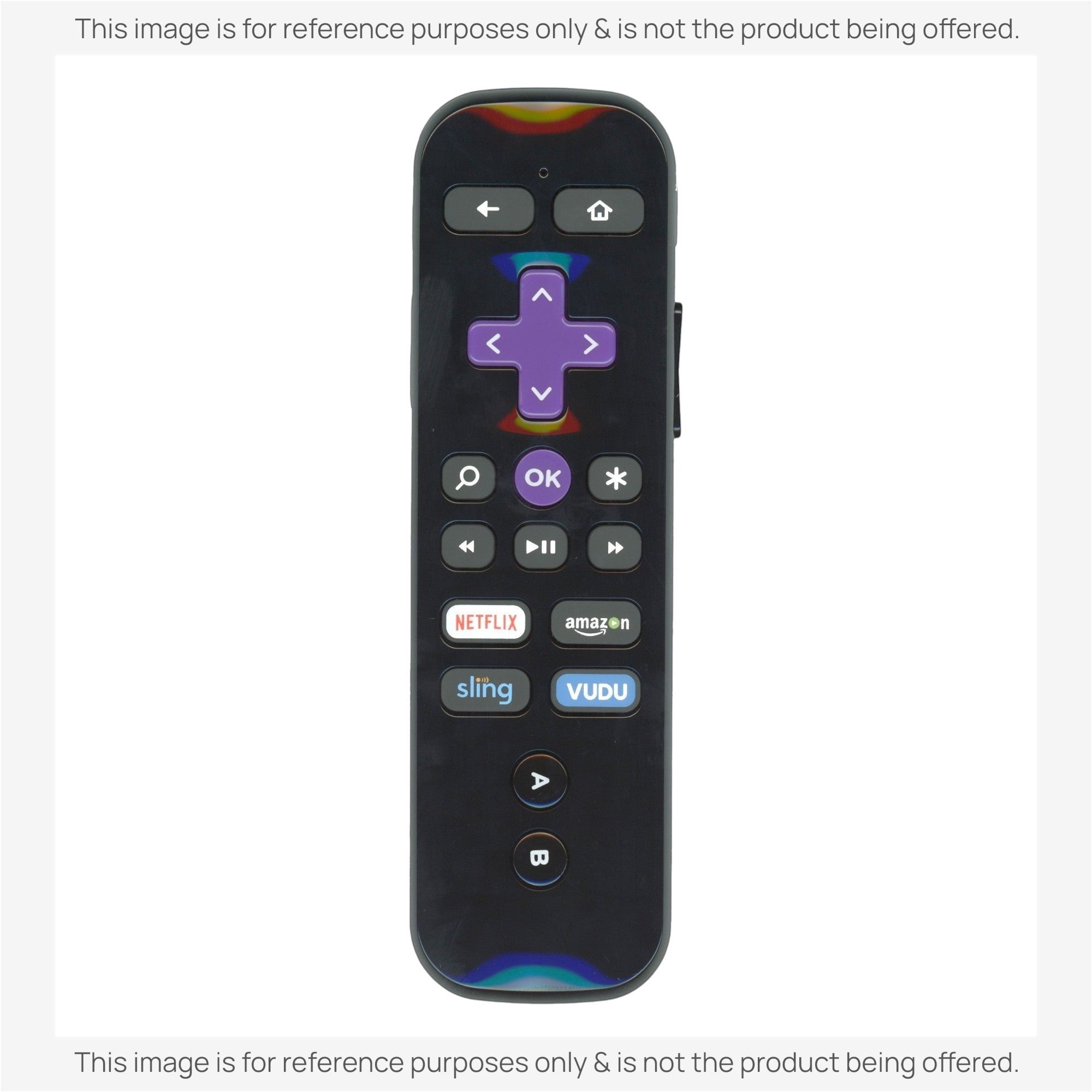 Anderic Substitute for Roku 3226000173 Streaming Remote Control [RCGZ1, NO GAME KEYS / HEADPHONE JACK]