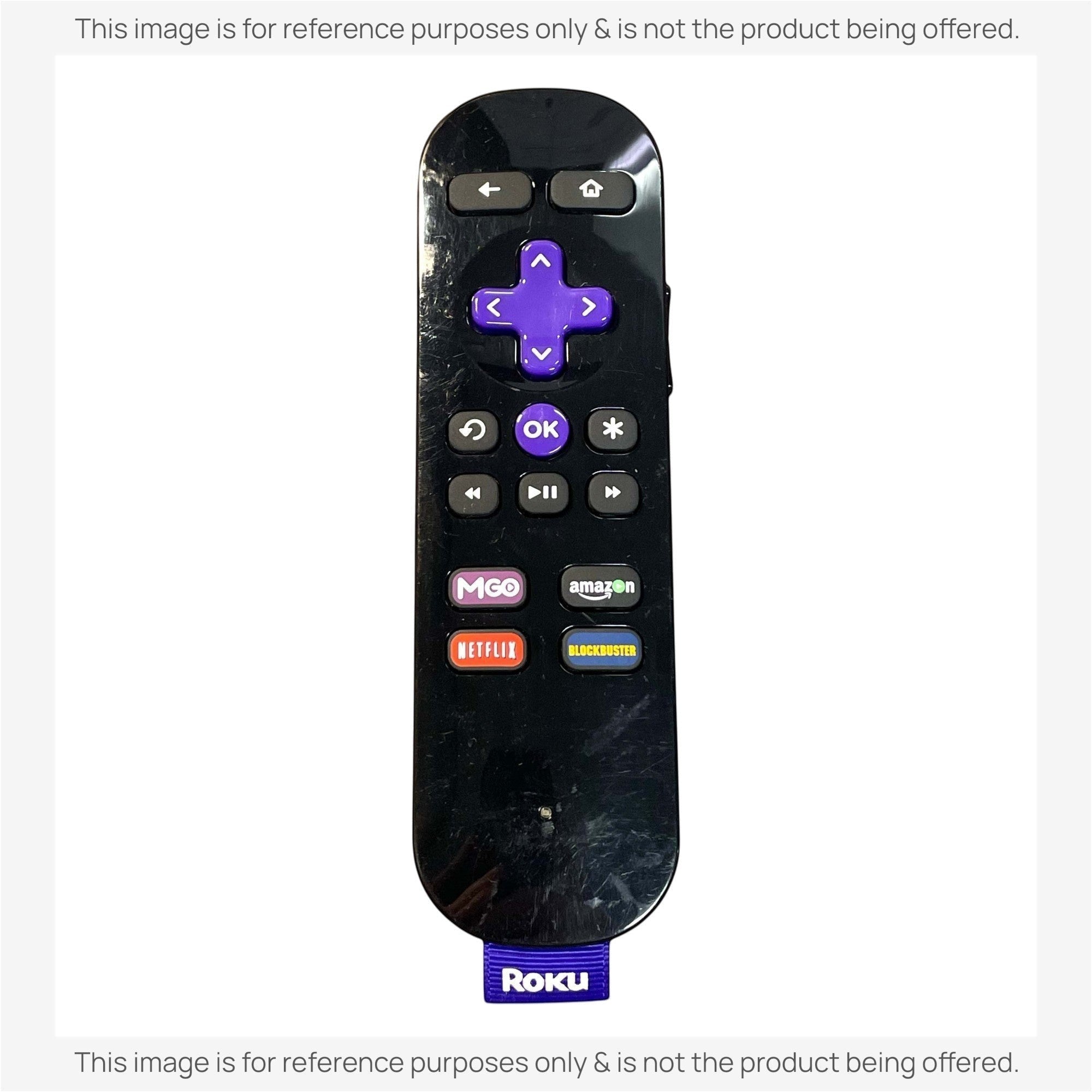 Anderic Substitute for Roku RC-07 ROKU 2 Streaming Remote Control 9026000168 [RCGZ1, NO HEADPHONE JACK]