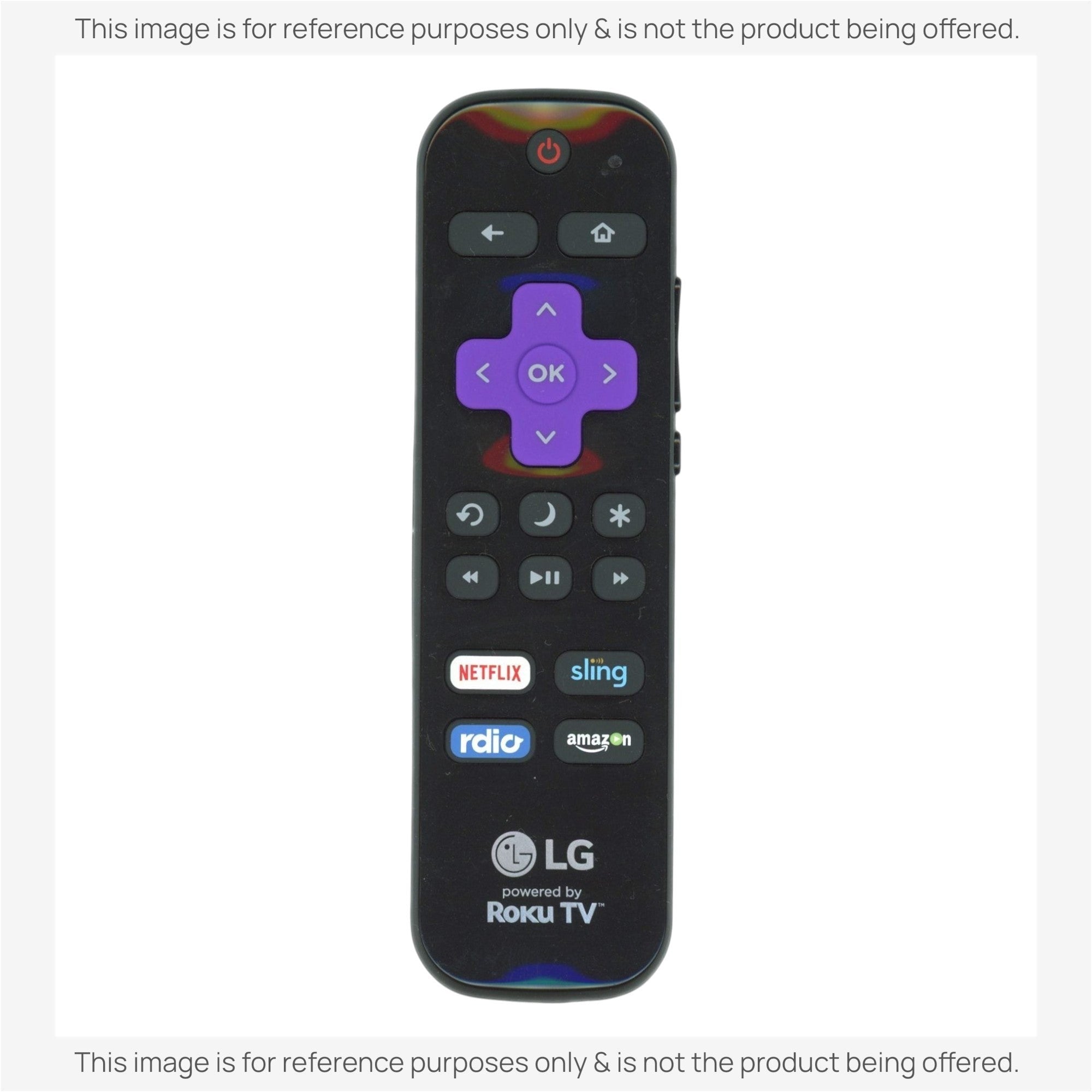 Anderic Substitute for LG LF-RCRUS-16 ROKU TV Remote Control 398GR10BELG00U [RRLF16]