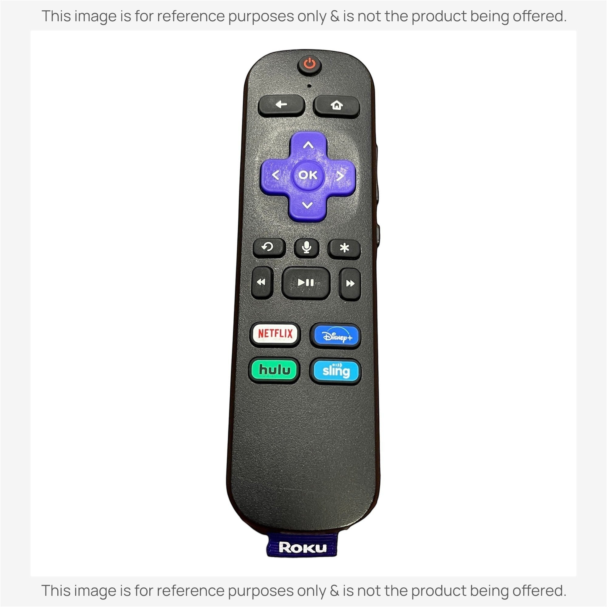 Anderic Substitute for Roku RC-EL2 RF with Headphone Streaming Remote Control [RCGZ1, NO HEADPHONE JACK]
