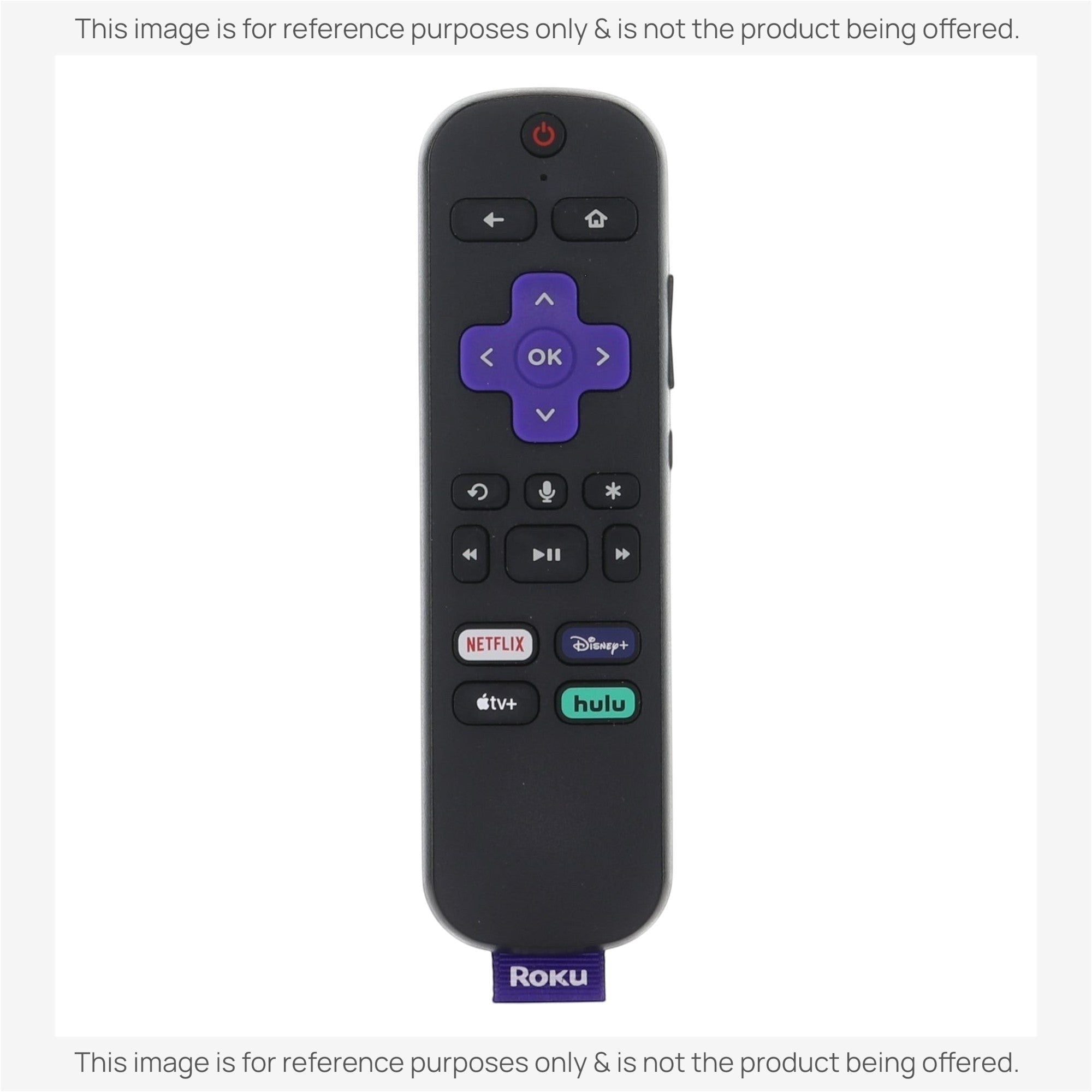Anderic Substitute for Roku RC-EL2 Streaming Stick Remote Control with Voice 3226001085 [RCGZ1, NO HEADPHONE JACK]
