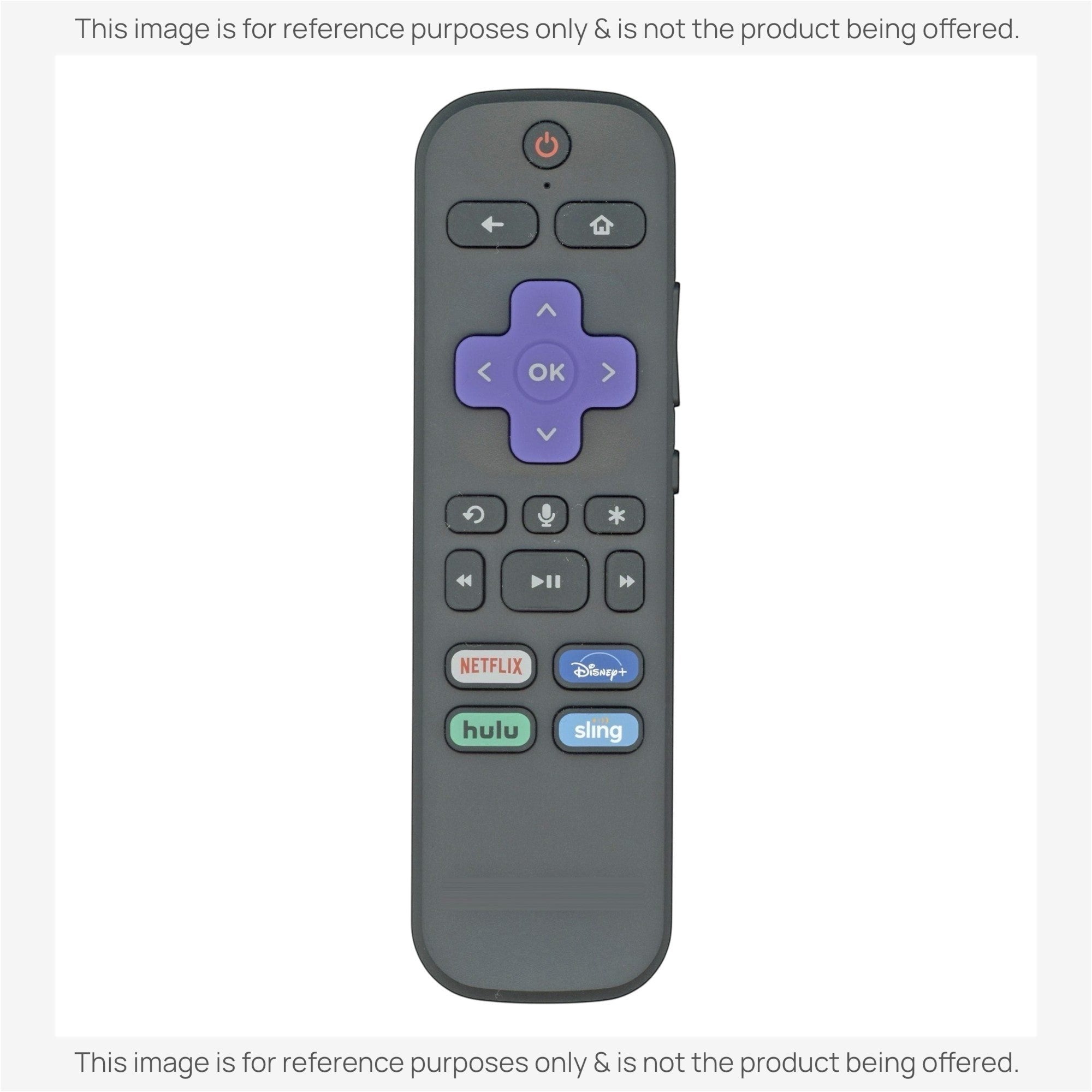 Anderic Substitute for Roku RC-AL8 Streaming Remote Control with Voice [RCGZ1]