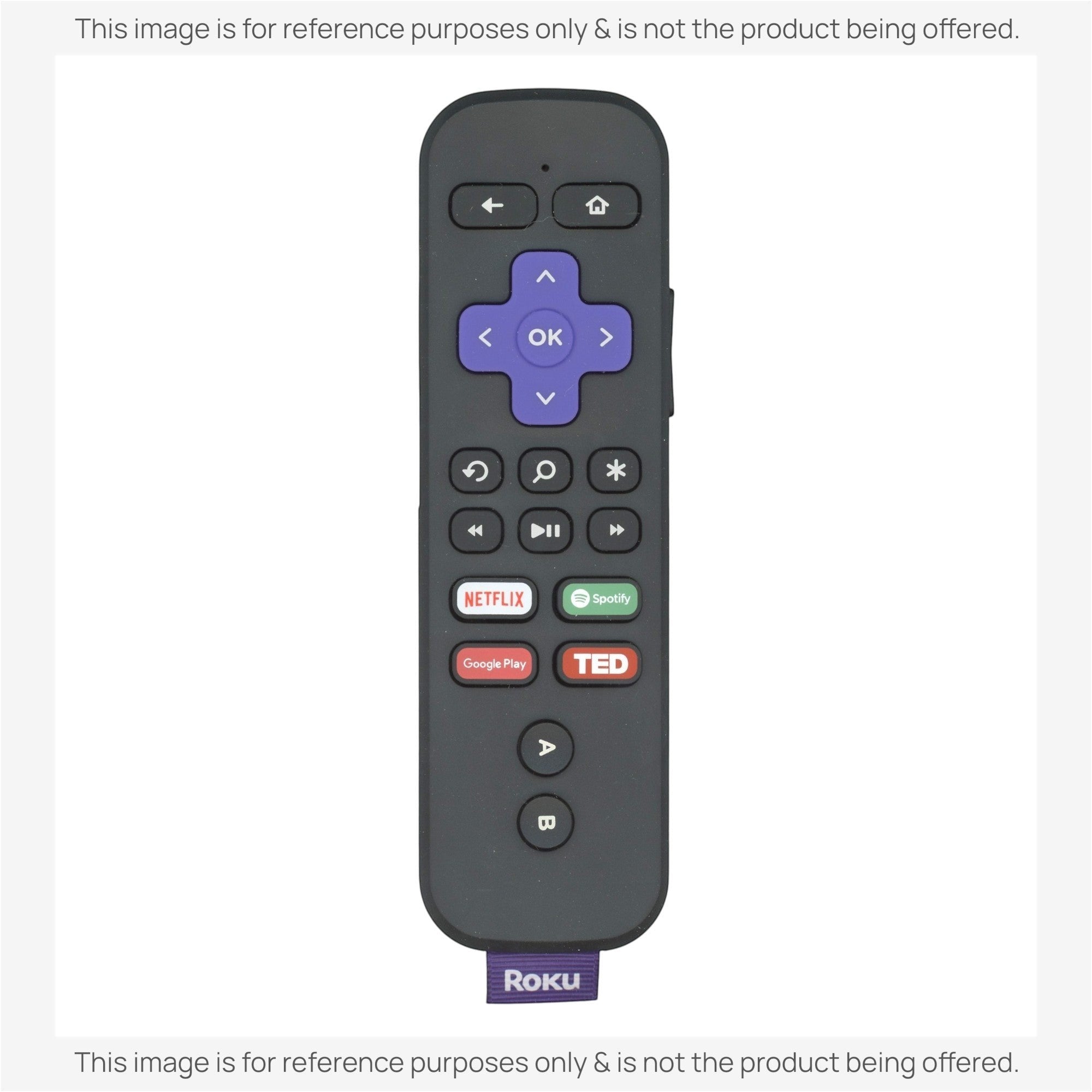 Anderic Substitute for Roku RCGR4 RF Game/Voice/headphone Streaming Remote Control 3226000207 [RCGZ1, NO HEADPHONE JACK, GAME KEYS]