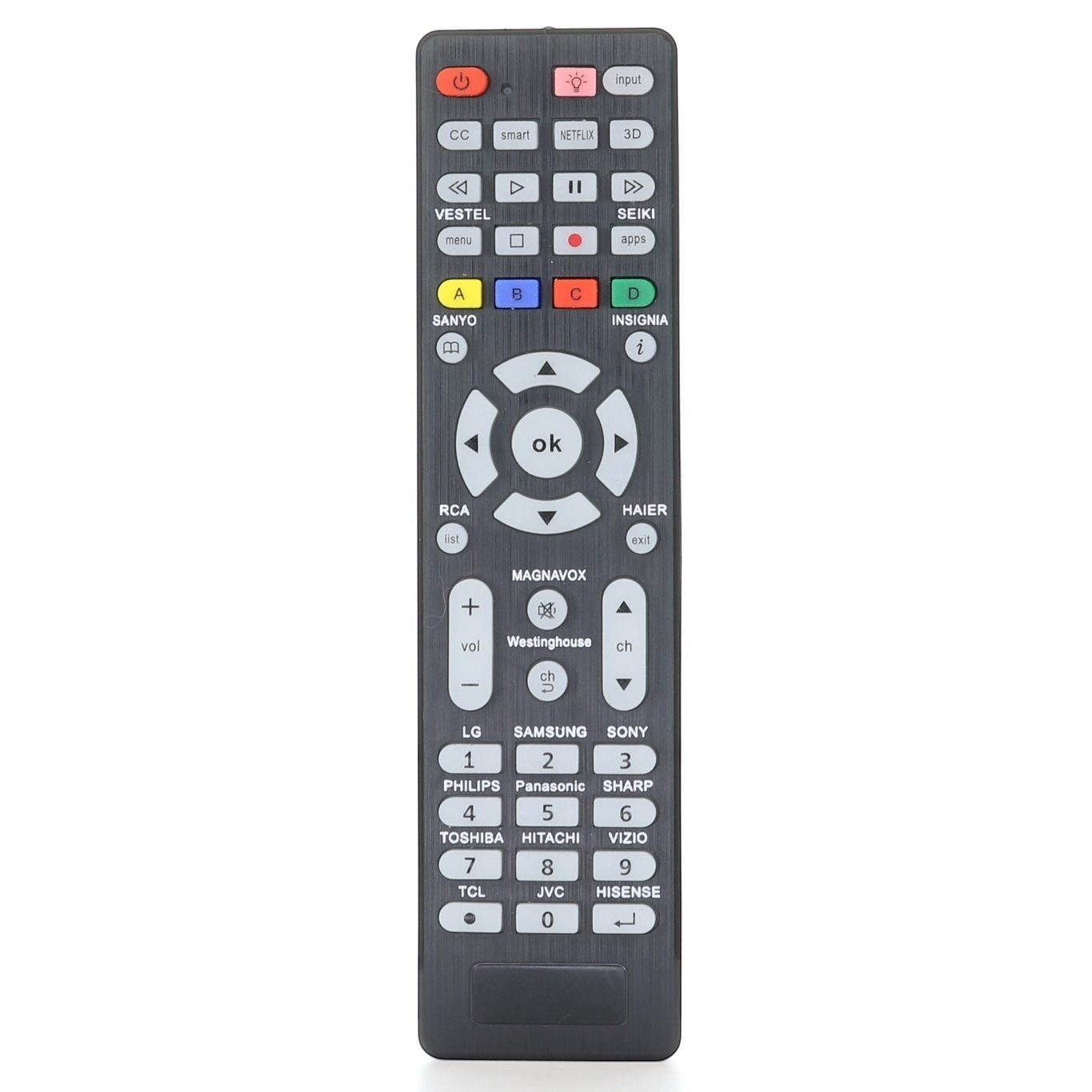 Anderic Substitute for Vizio VR2P Standard TV Remote Control 098003053030 [RR1DTV]