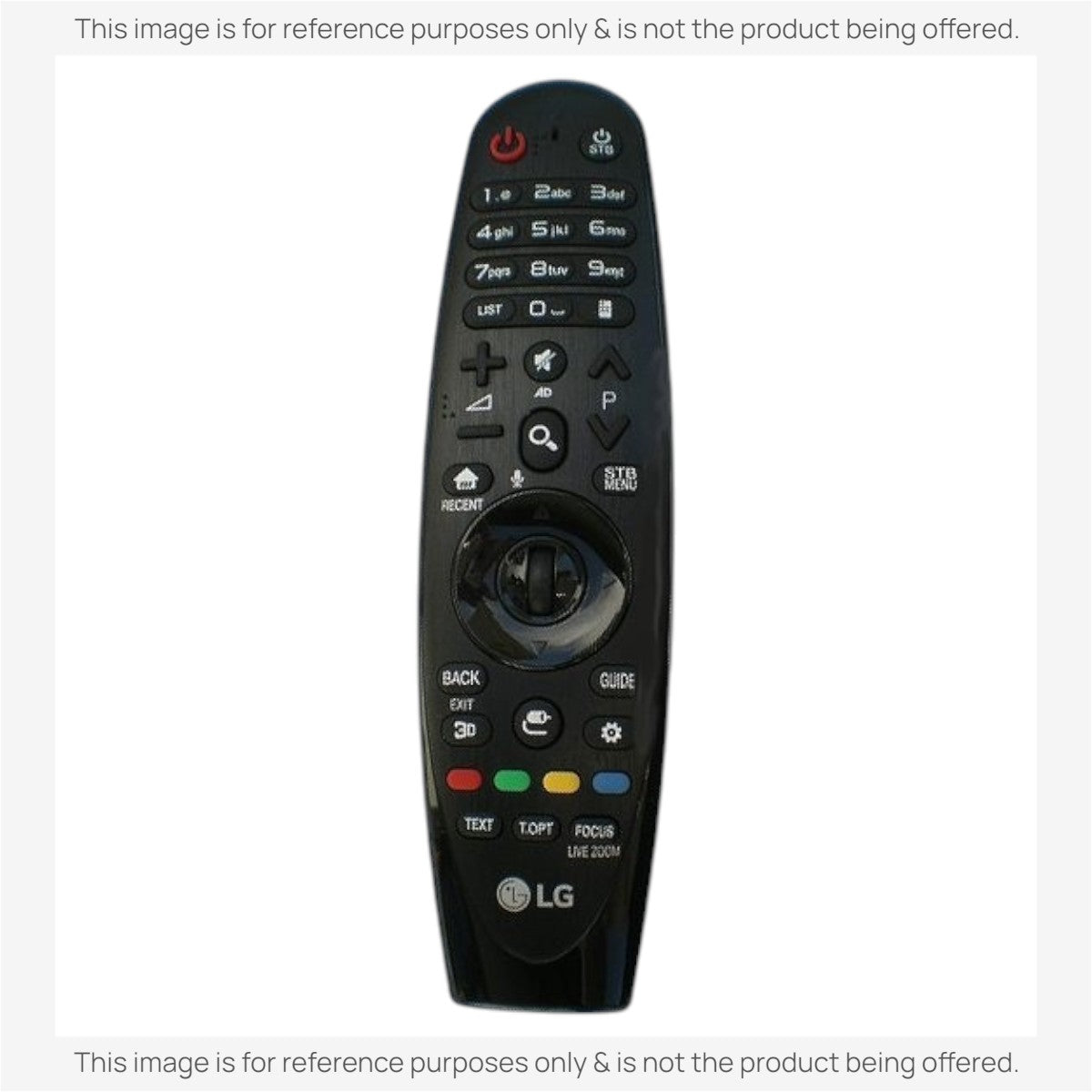 Anderic Substitute For LG ANMR650 EU MAGIC TV Remote Control [RR20GA, No Voice]