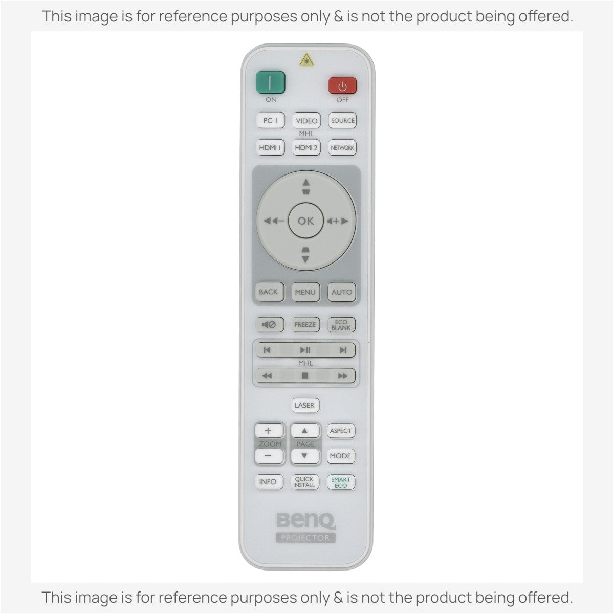 Anderic Substitute for BenQ 1051D-2566 Projector Remote Control [RR3720]