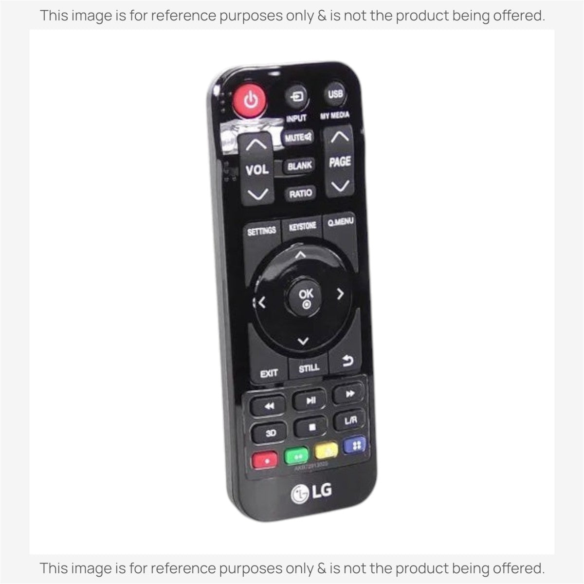 Anderic Substitute for LG AKB72913325 Projector Remote Control [RR3720]