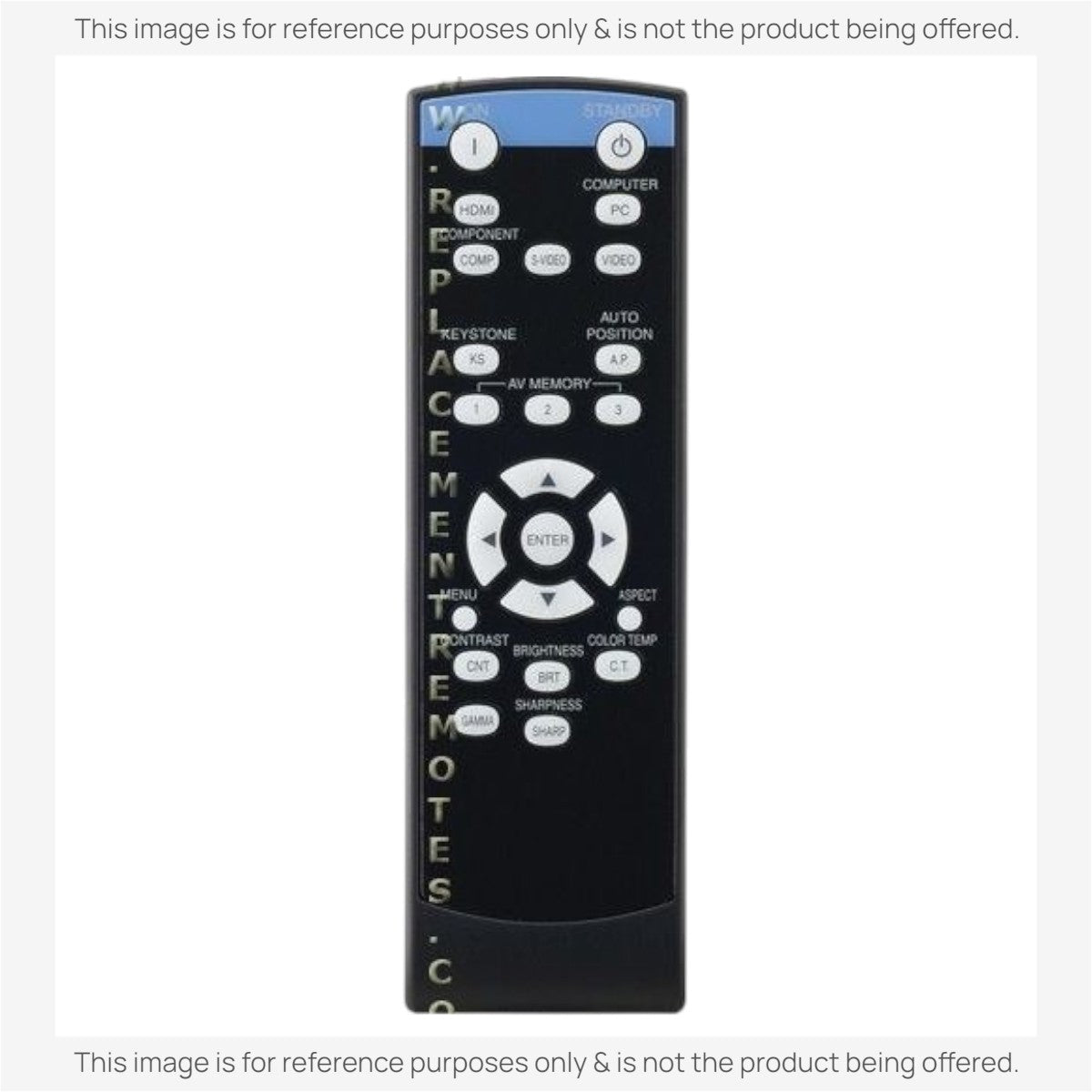 Anderic Substitute for Mitsubishi HC1600REM Projector Remote Control [RR3720]