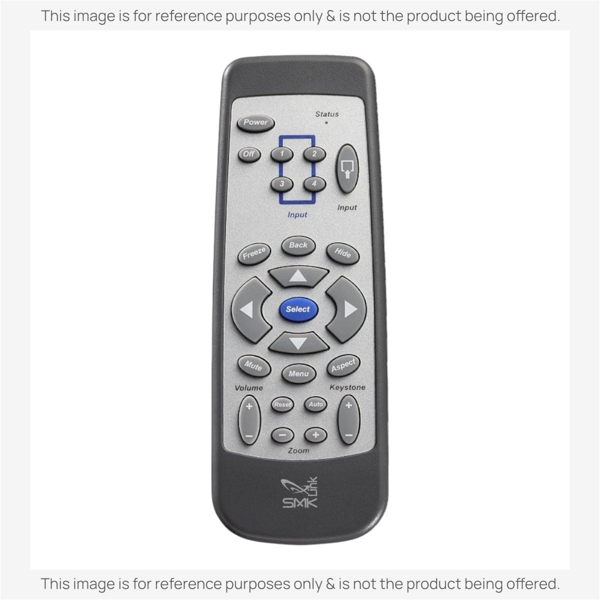 Anderic Substitute for SMK VP3720 Projector Remote Control [RR3720]