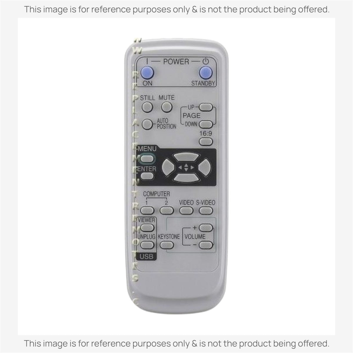 Anderic Substitute for Mitsubishi XD430REM Projector Remote Control [RR3720]