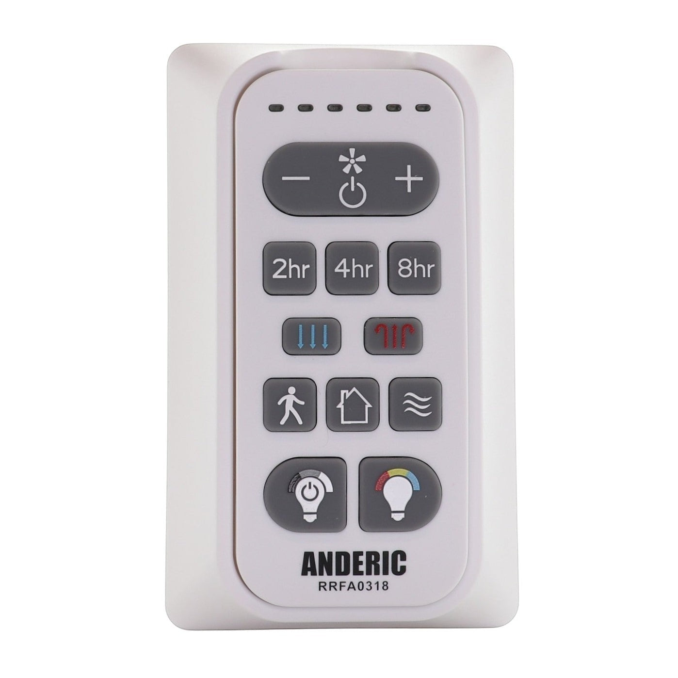 Anderic RRFA0318 Ceiling Fan Remote Control for Harbor Breeze FA0198 | Arbormere 60-in  | Queensdale 60-in | Outermark 60-in - A25-FA0198A