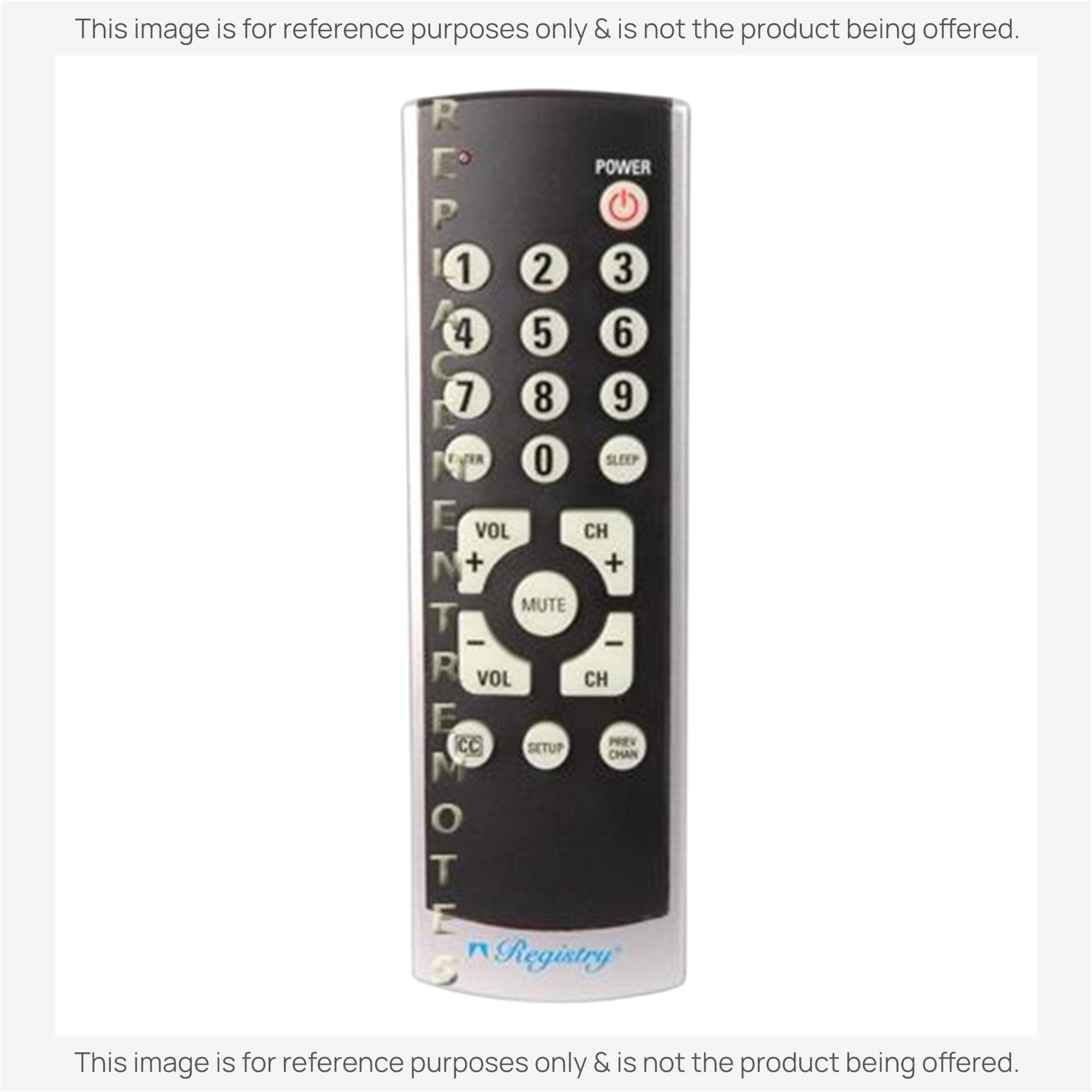 Anderic Substitute for Philips SRU1100/27 1-Device Universal Remote Control [RRH100]