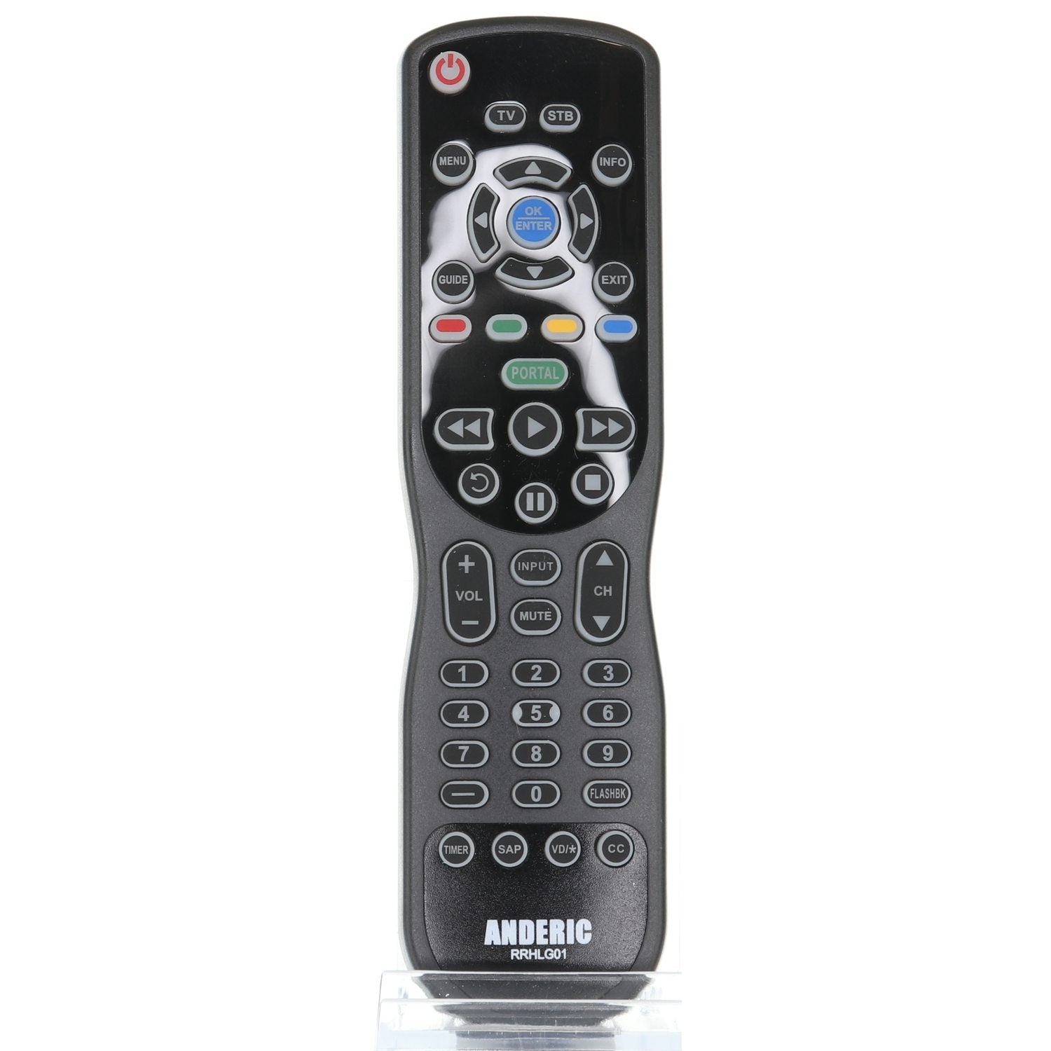 Anderic RRHLG01 Universal Hospitality 1-Device Remote Control Preprogrammed to LG