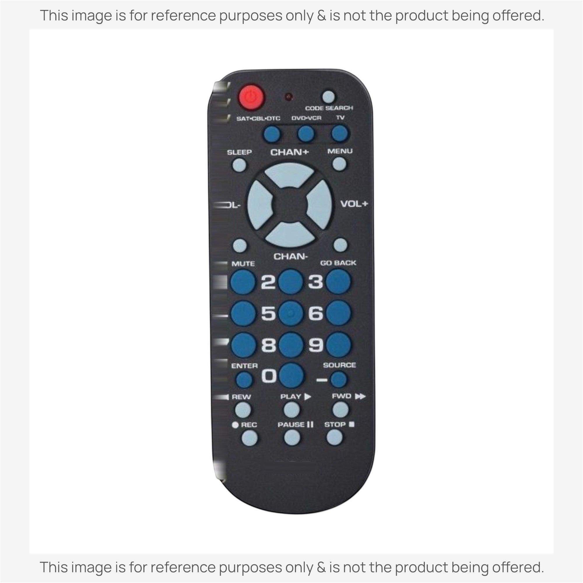 Anderic Substitute for RCA RCU503BR 3-Device Universal Remote Control [RRU401]