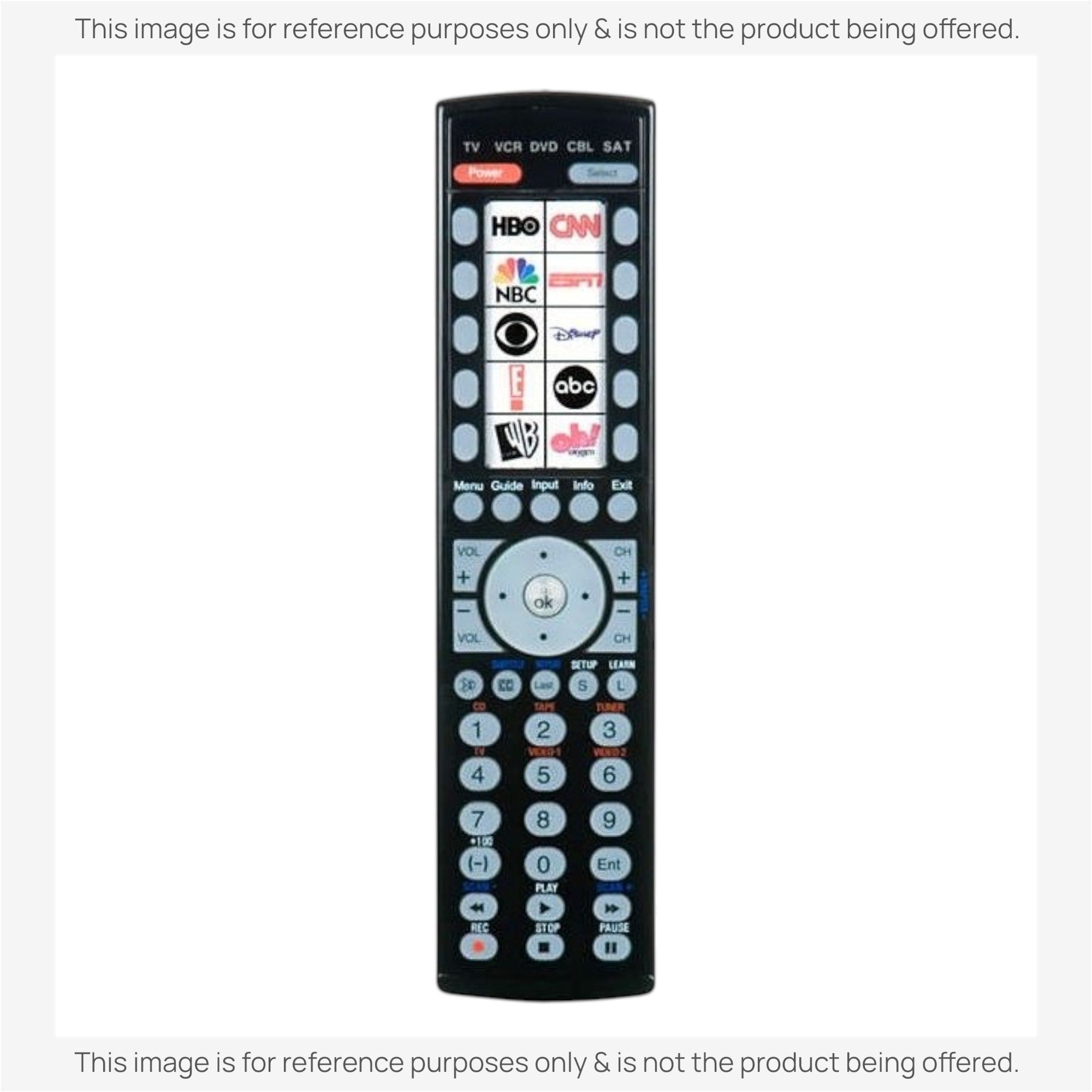 Anderic Substitute for Philips SRU4105WM/17 5-Device Universal Remote Control [RRU401]