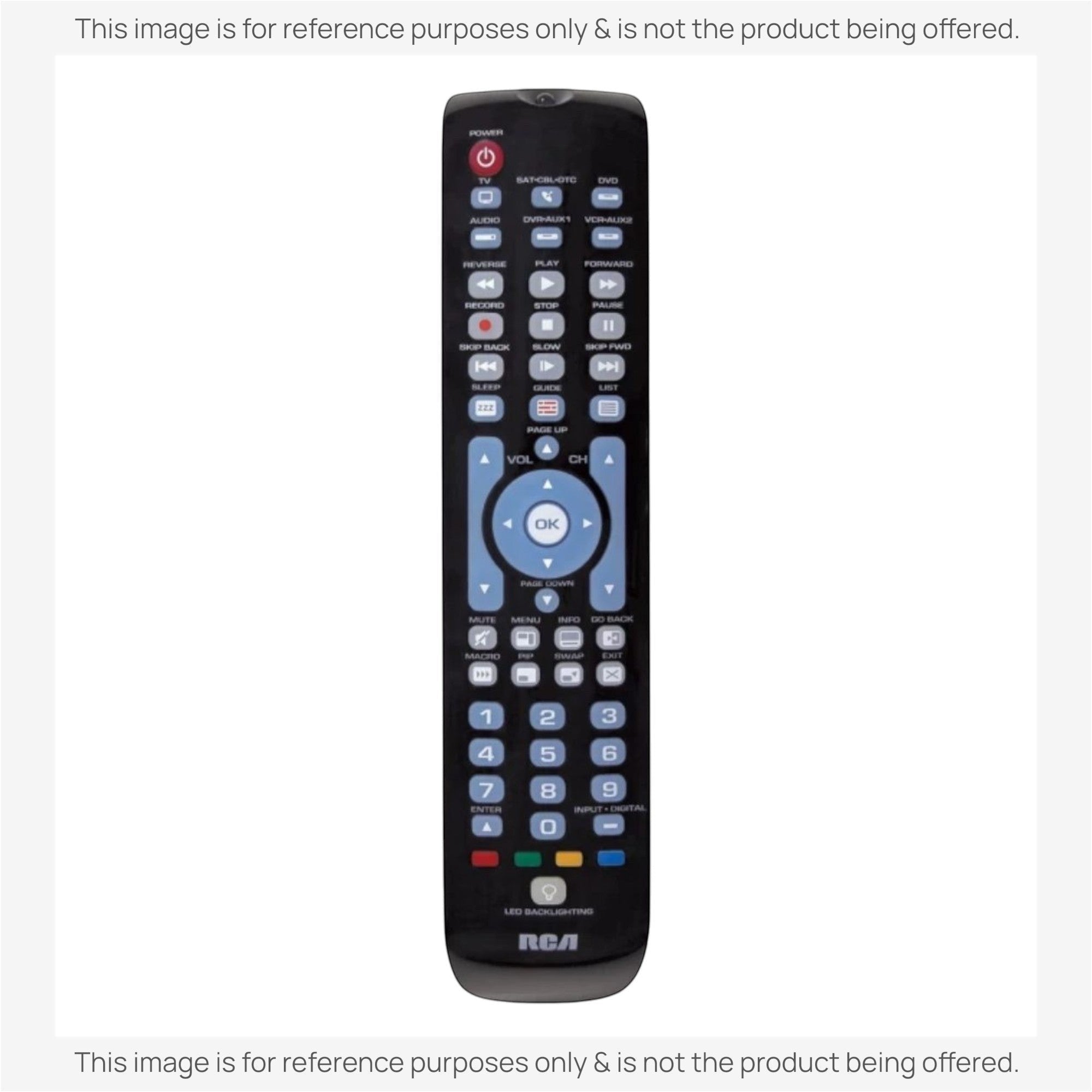 Anderic Substitute for RCA RCRN06GR Advanced Universal Remote Control [RRU401]