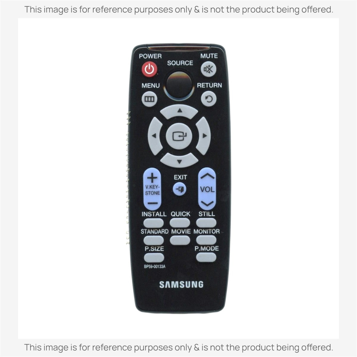 Anderic Substitute for Samsung BP59-00133A Projector Remote Control - BP5900133A [RR3720]