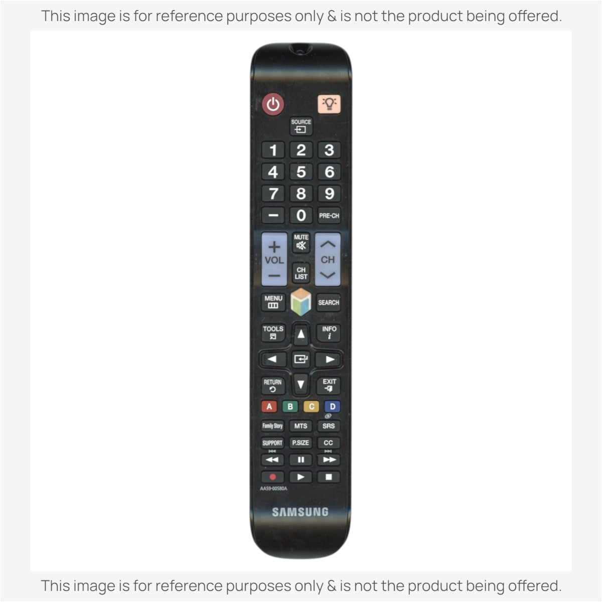 Anderic Substitute For Samsung AA59-00580A Smart TV Remote Control for Samsung TVs | IR - AA5900580A [RR580A]