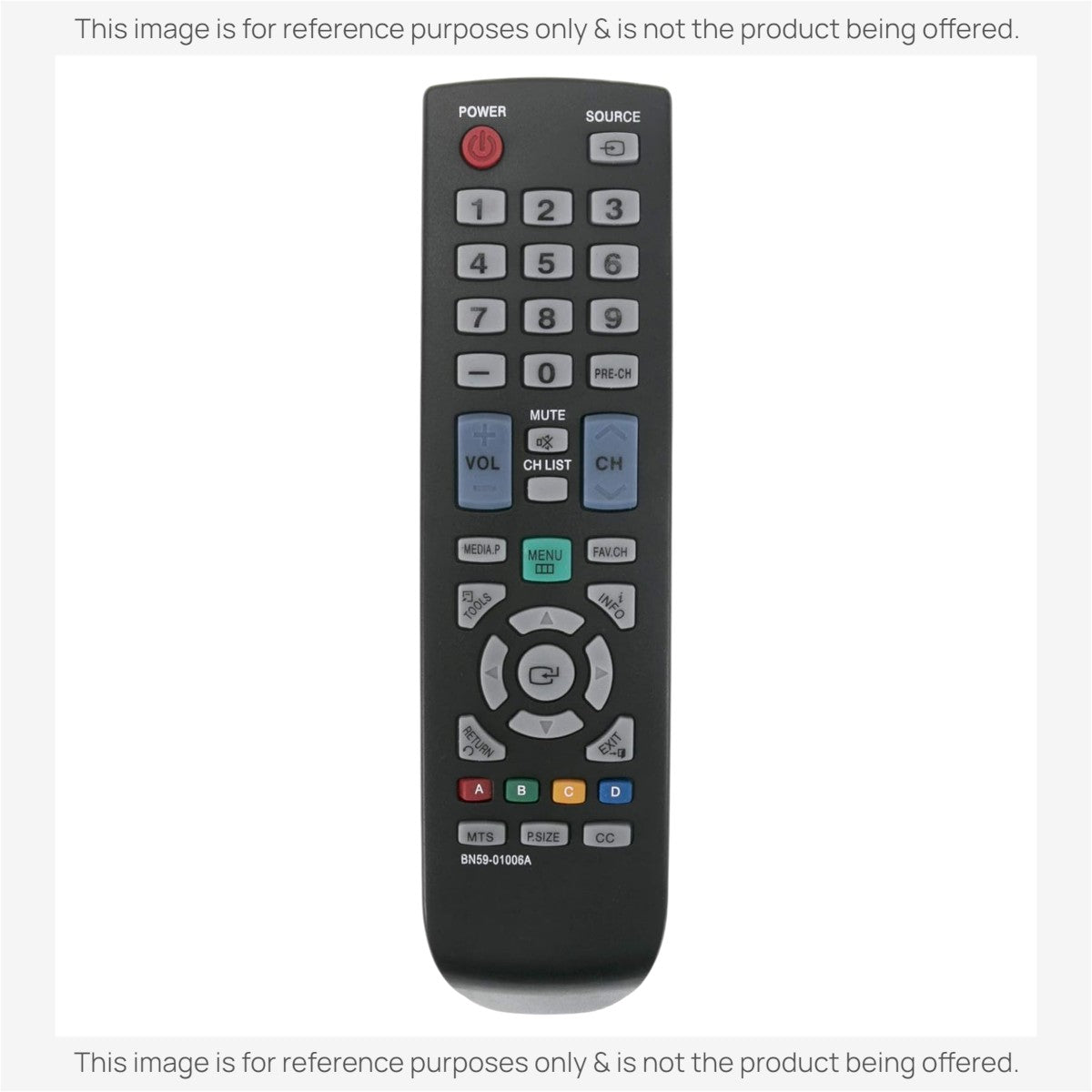 Anderic Substitute For Samsung BN5901006A TV Remote Control - BN59-01006A [RRBN59]