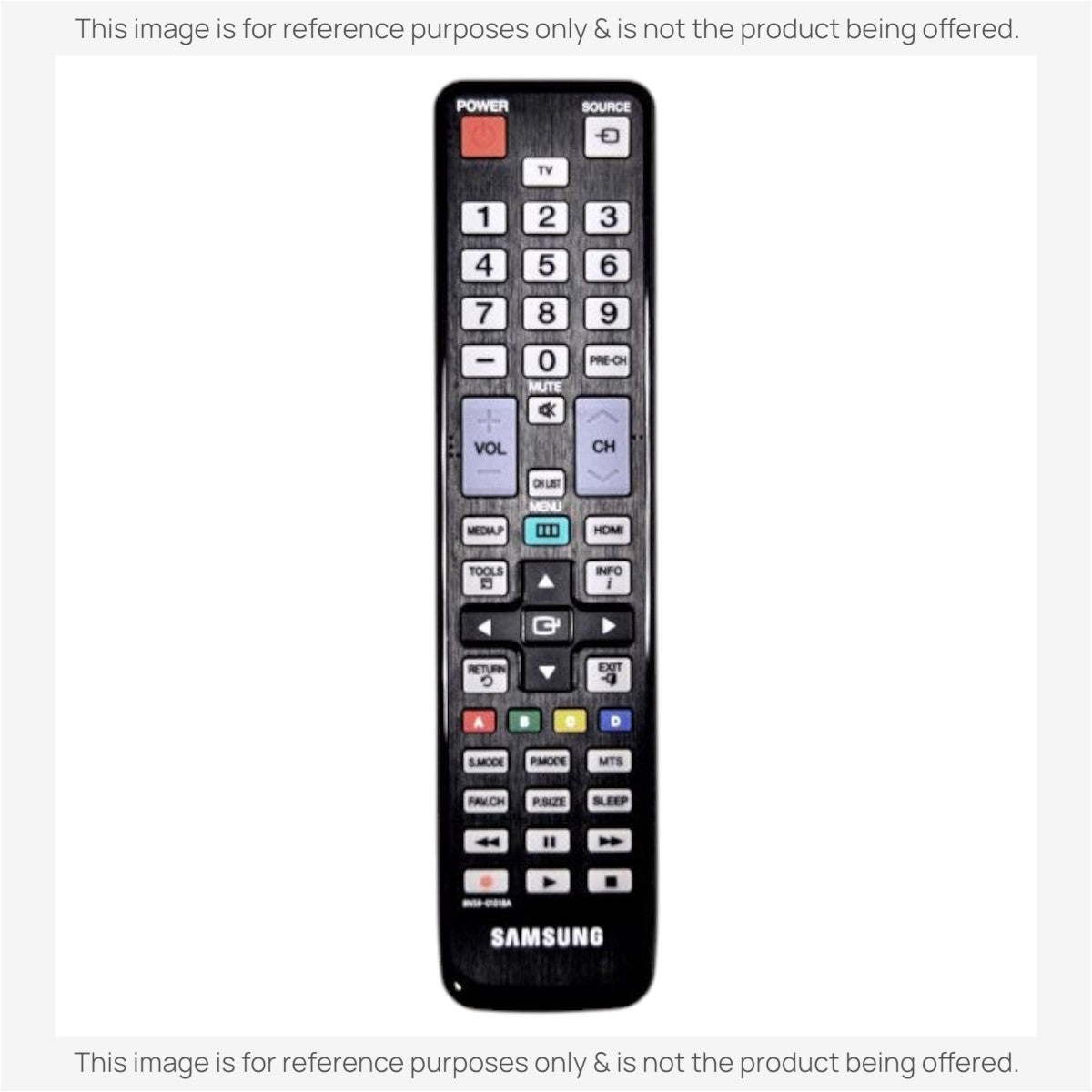 Anderic Substitute For Samsung BN59-01018A TV Remote Control - BN5901018A [RRBN59]